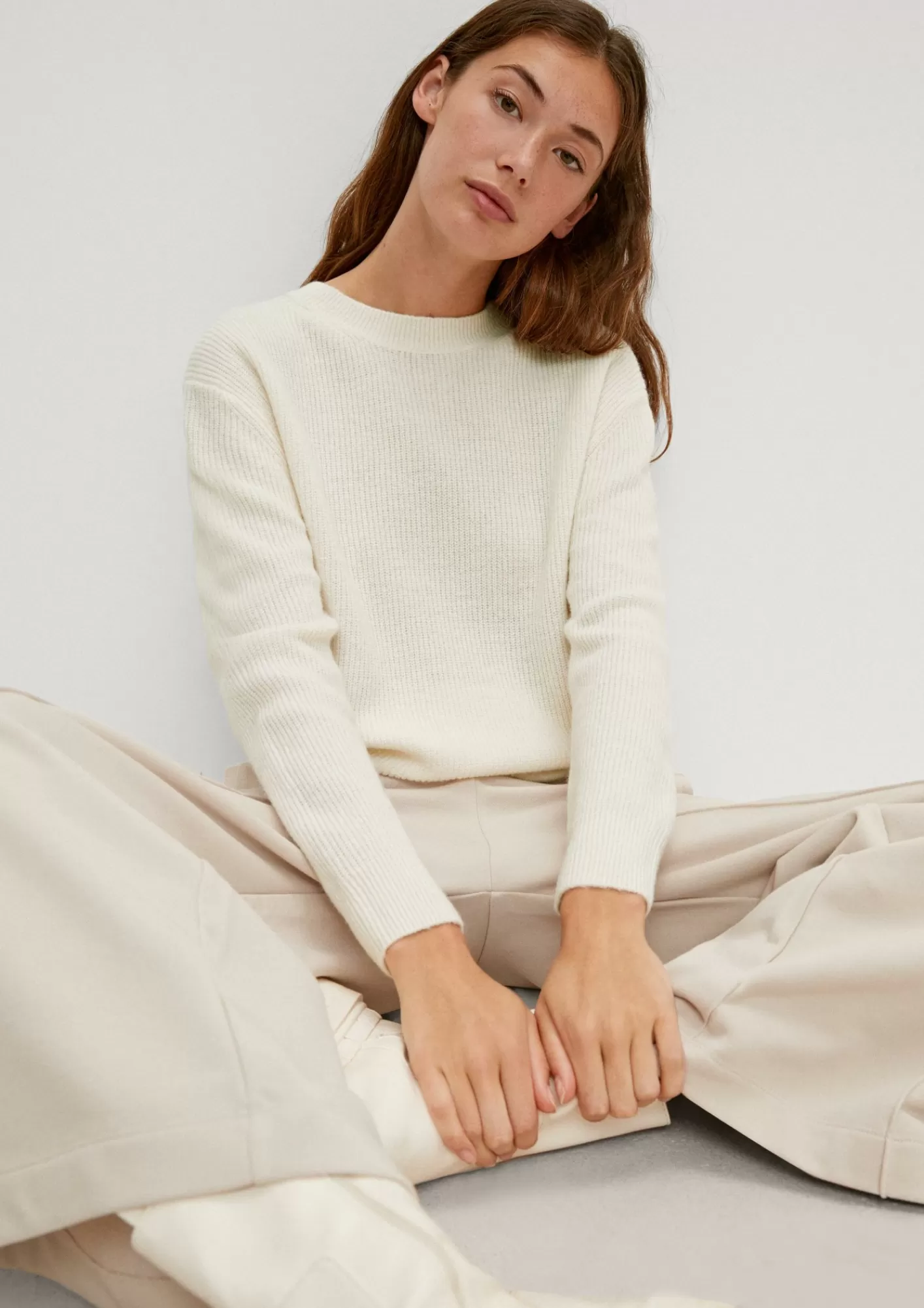 Best Comma Softer Pullover Aus Wollmix