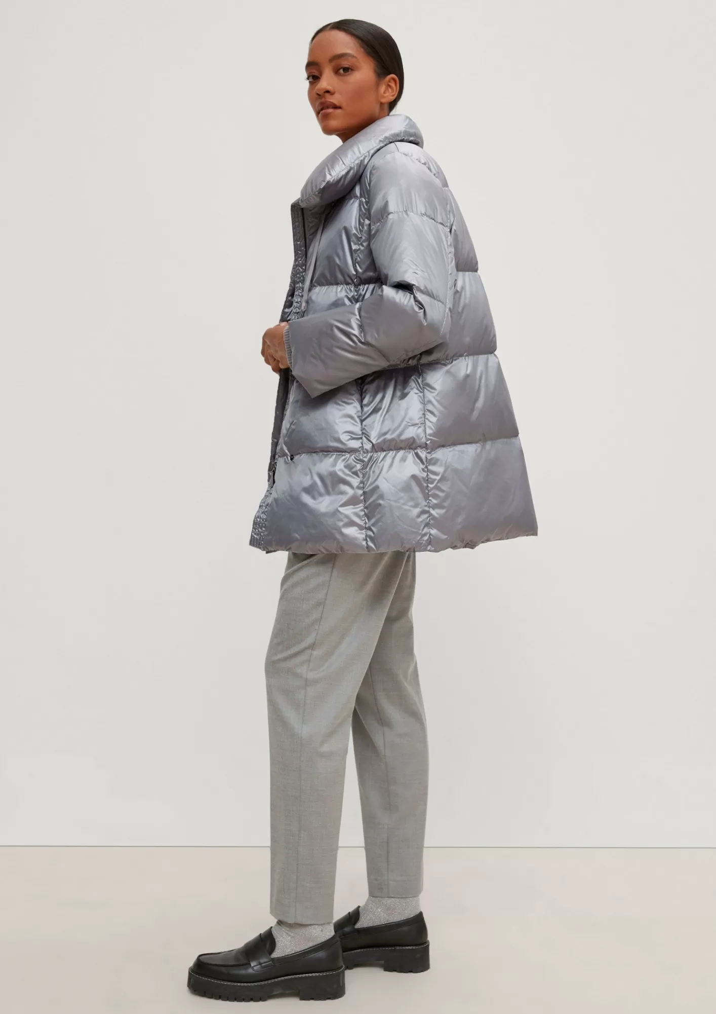 New Comma Steppjacke Mit Grosem Stehkragen