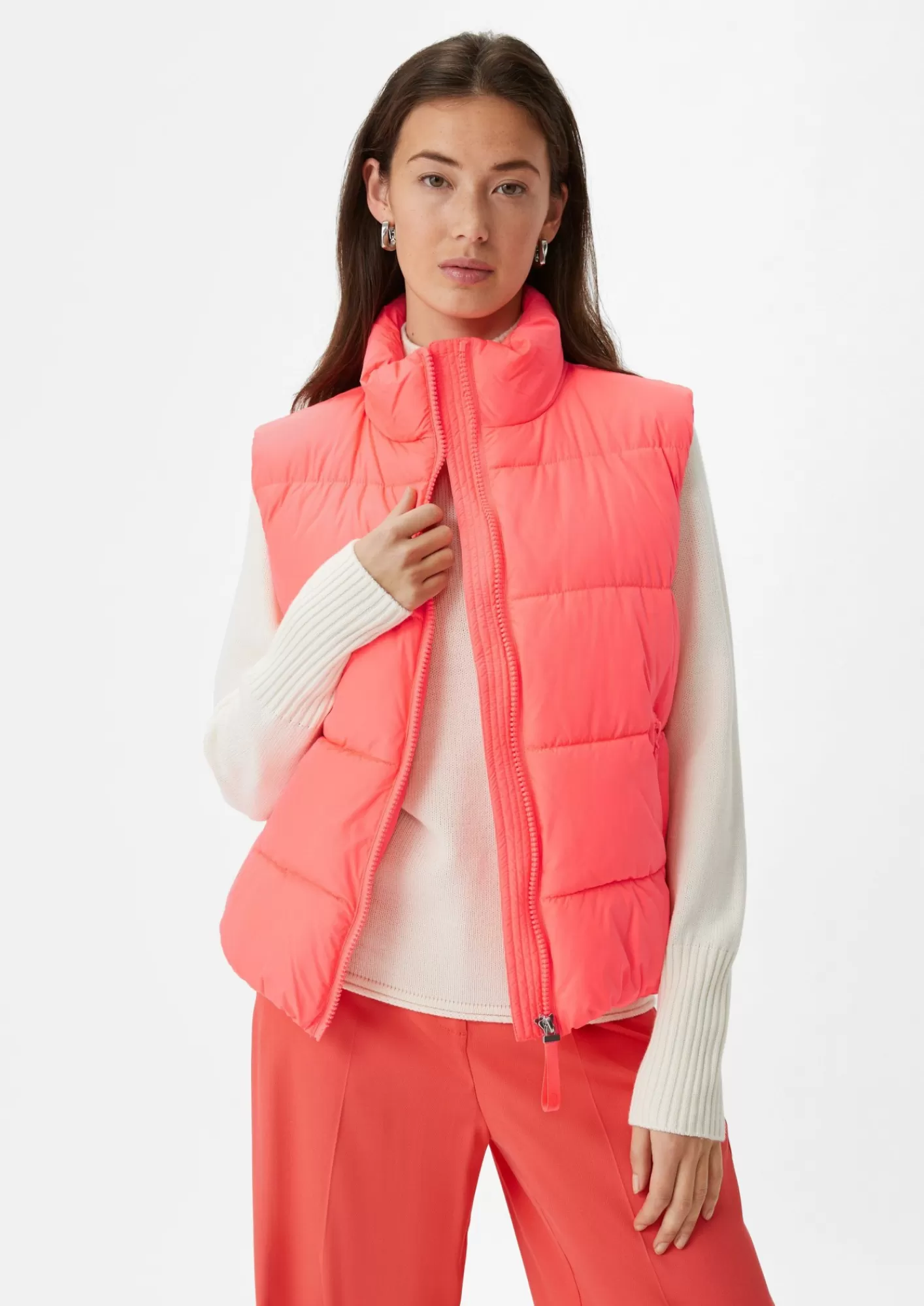 Fashion Comma Steppweste Aus Mikrofaser