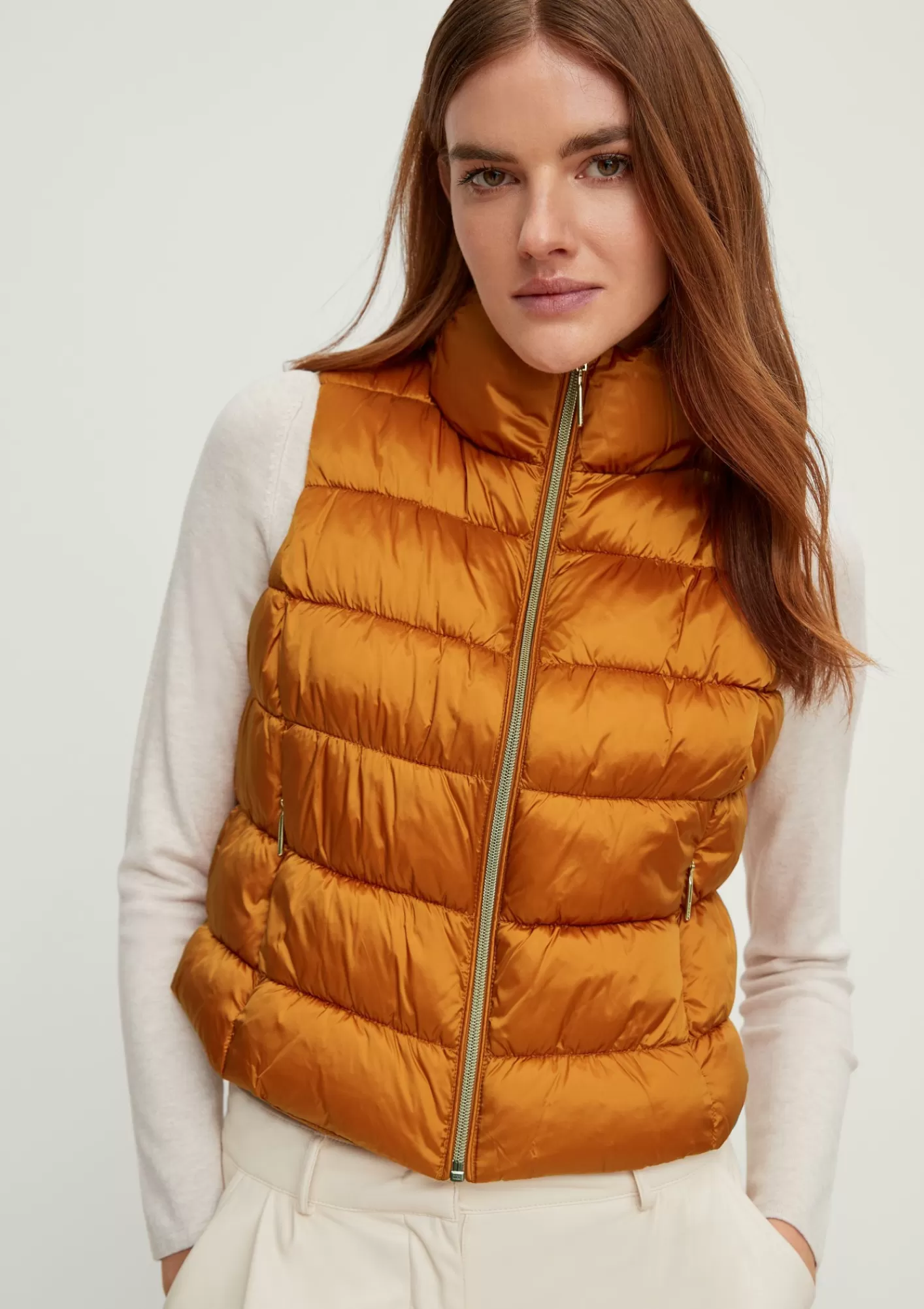 Cheap Comma Steppweste Aus Nylon