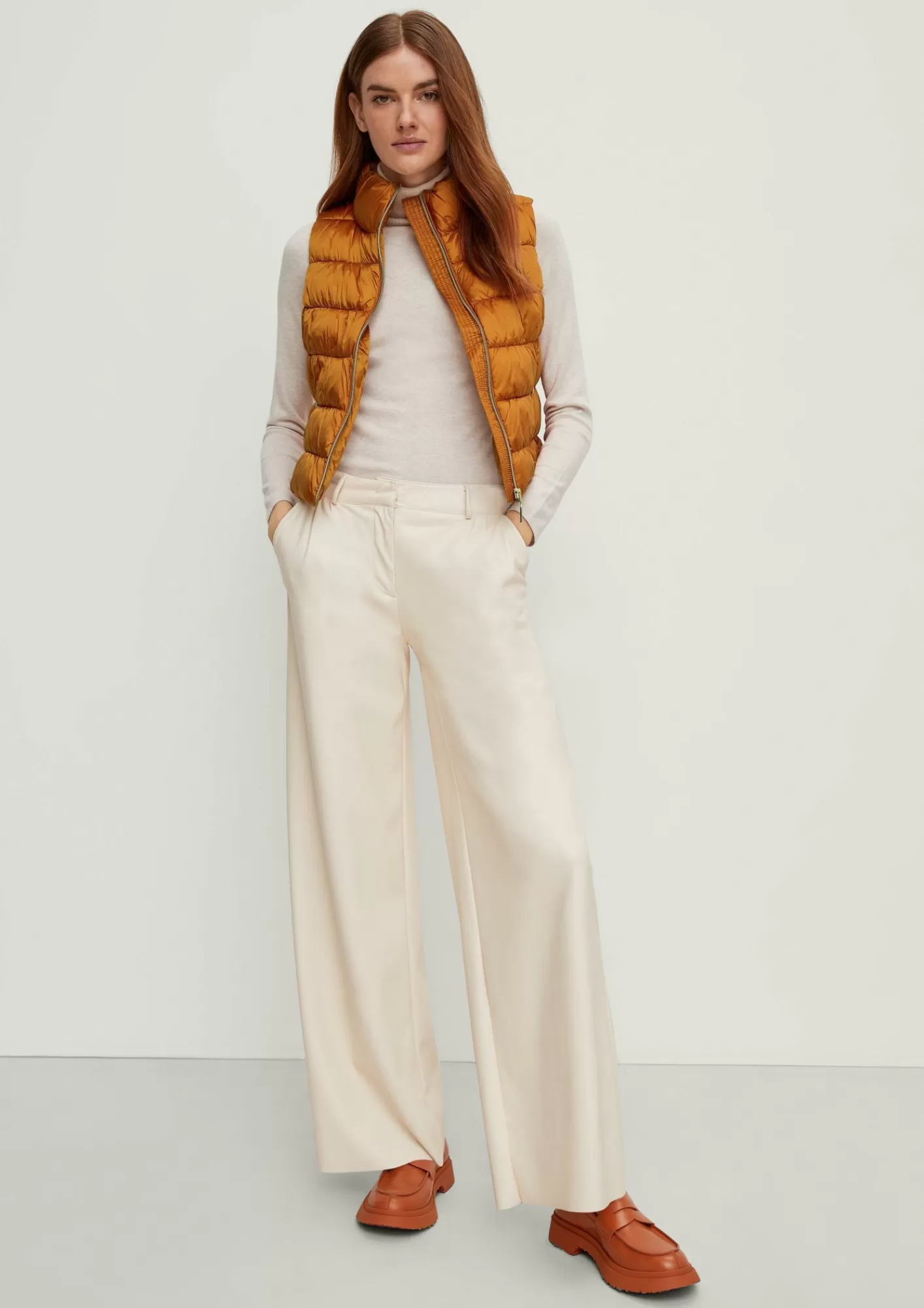 Cheap Comma Steppweste Aus Nylon