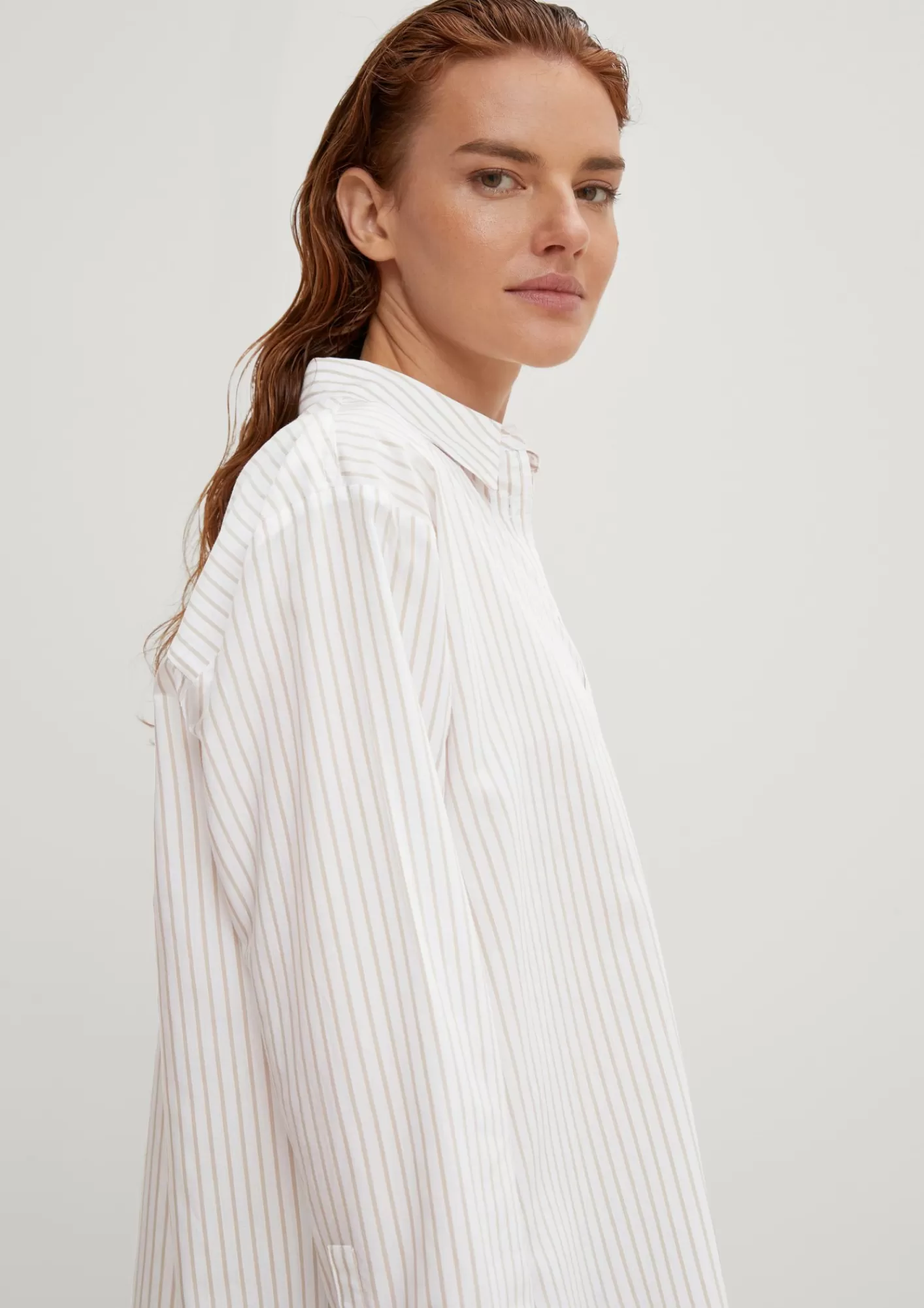 Cheap Comma Streifen-Bluse Im Loose Fit