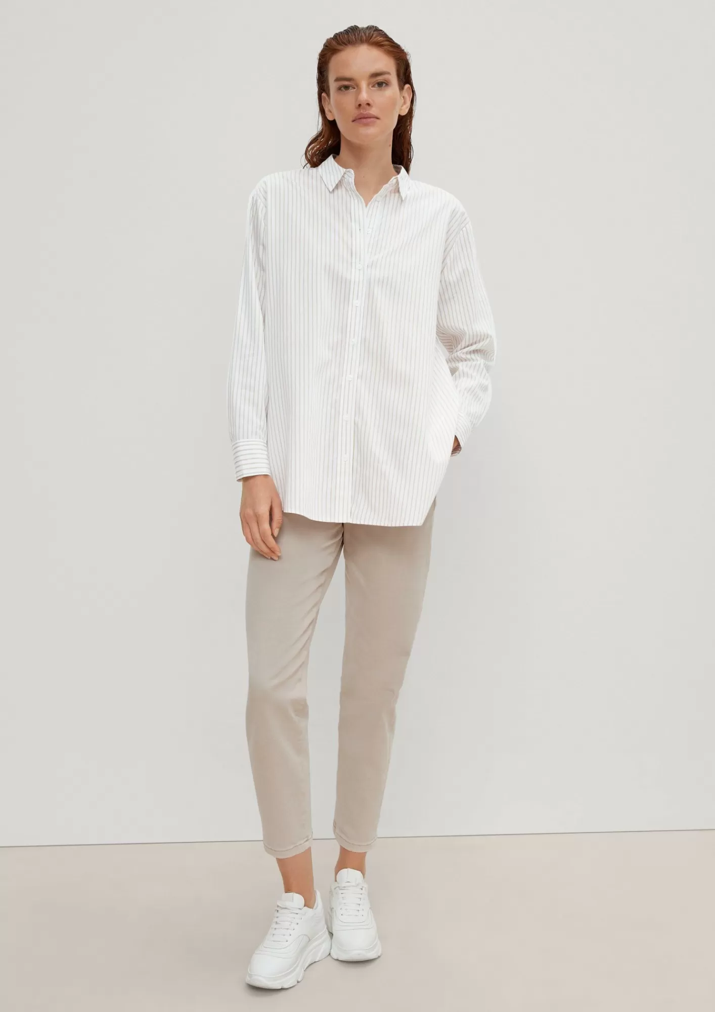 Cheap Comma Streifen-Bluse Im Loose Fit