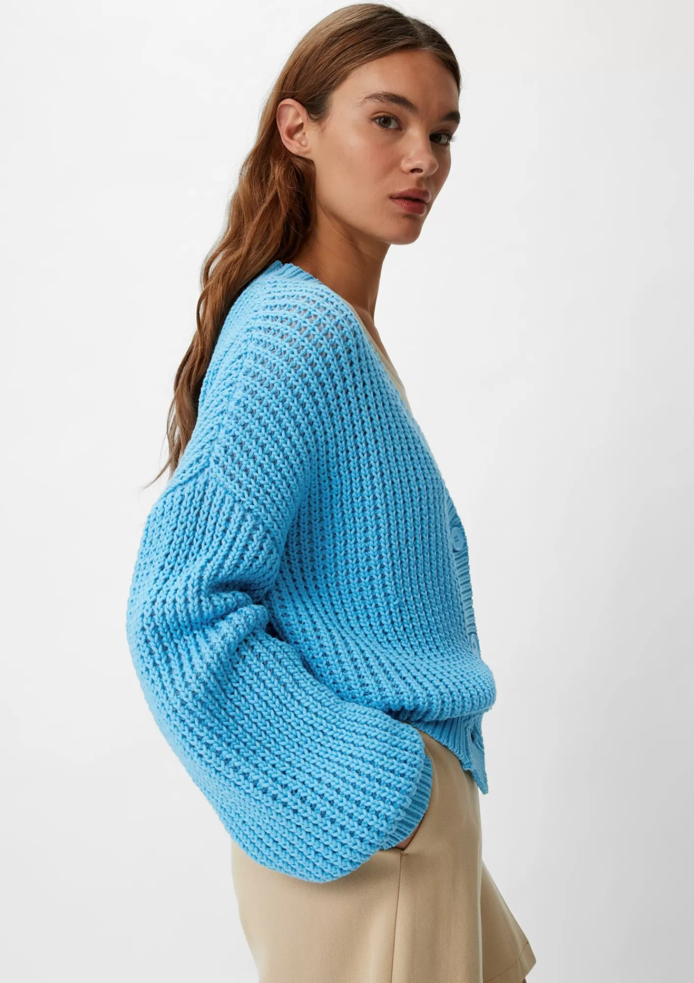 Best Sale Comma Strickjacke Aus Baumwollmix