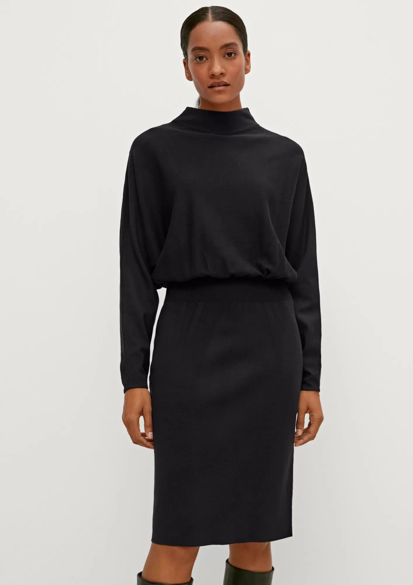 Cheap Comma Strickkleid Aus Viskosemix