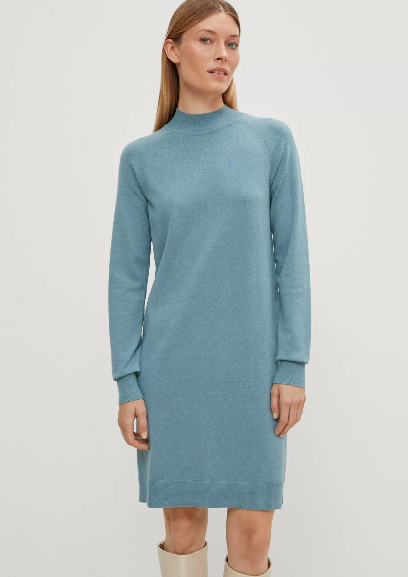 Cheap Comma Strickkleid Mit Ripp-Details