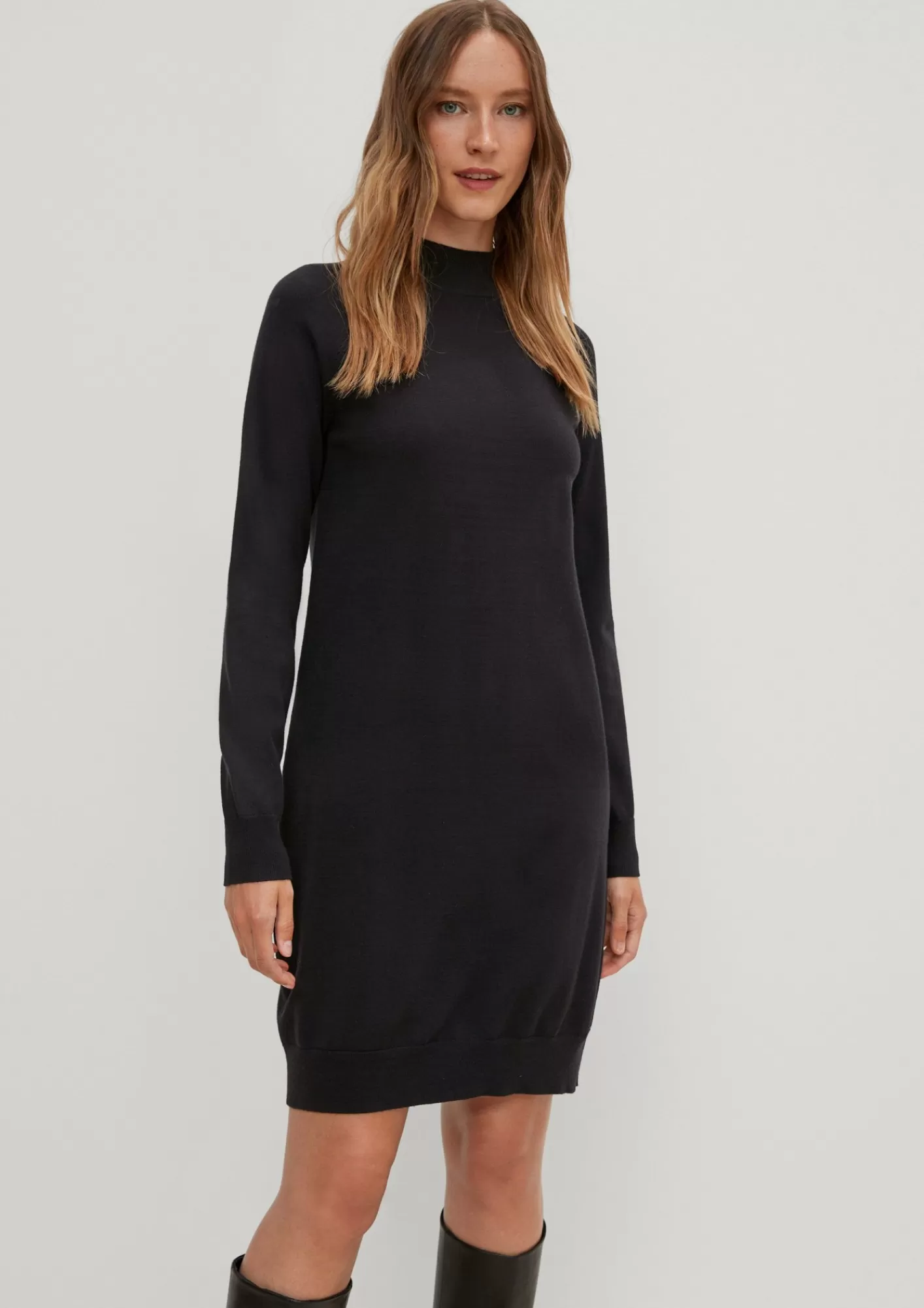 Shop Comma Strickkleid Mit Ripp-Details