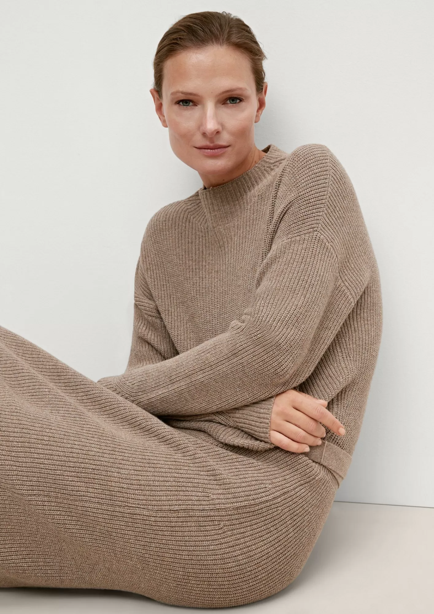 Best Comma Strickkleid Mit Rippstruktur