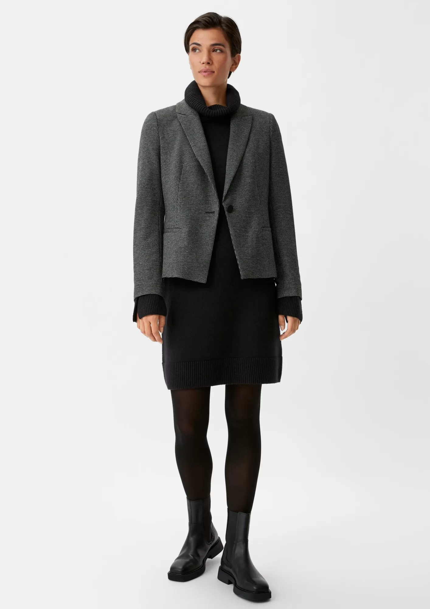 Shop Comma Strickkleid Mit Rollkragen