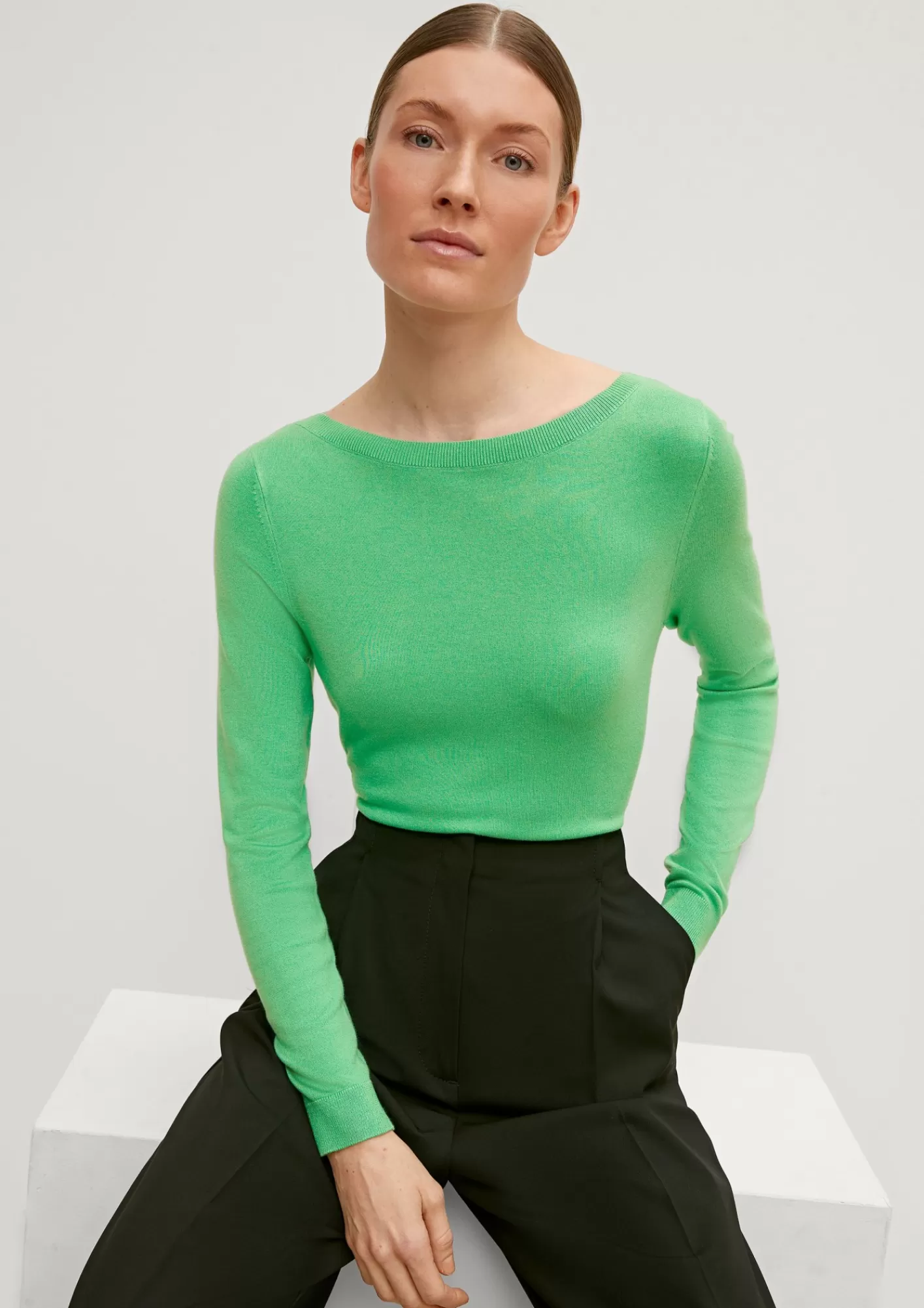 Store Comma Strickpullover Aus Viskosemix