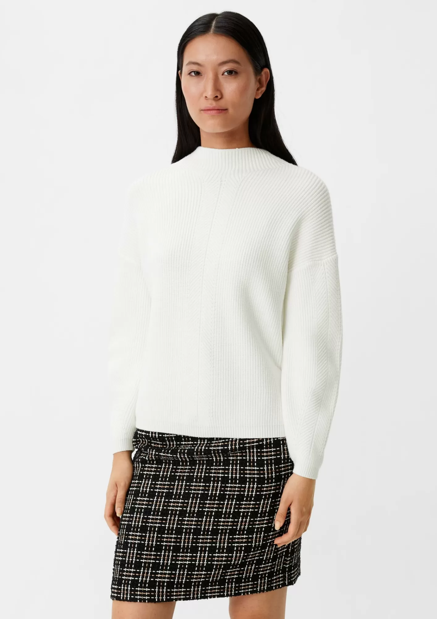 Best Sale Comma Strickpullover Aus Wollmix