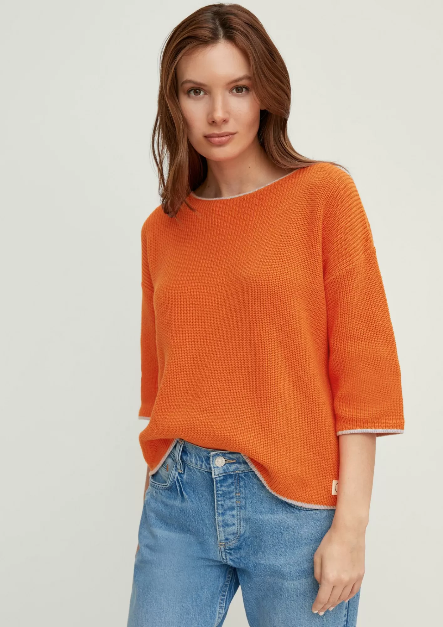 Best Sale Comma Strickpullover Mit 3/4-Arm