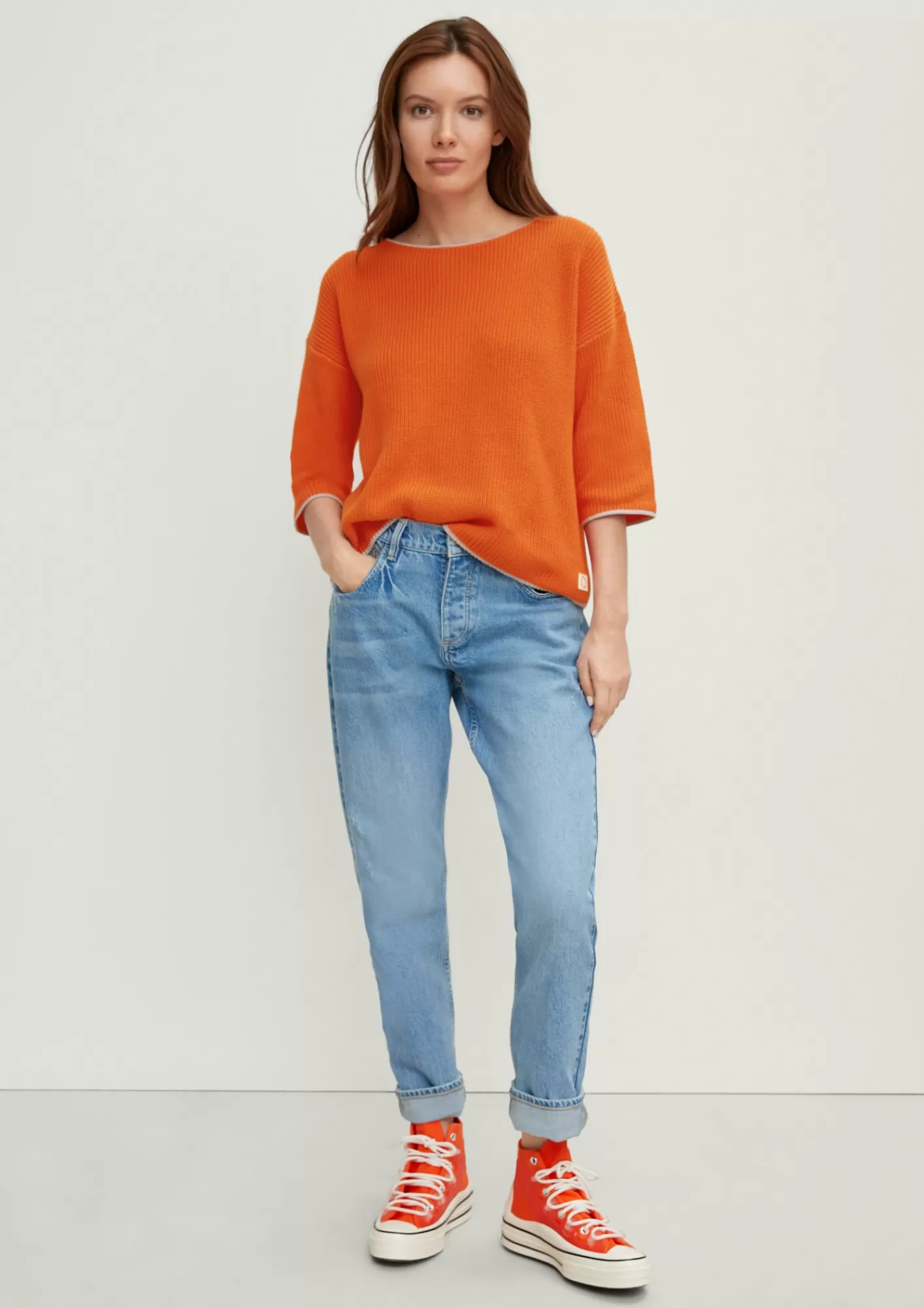 Best Sale Comma Strickpullover Mit 3/4-Arm