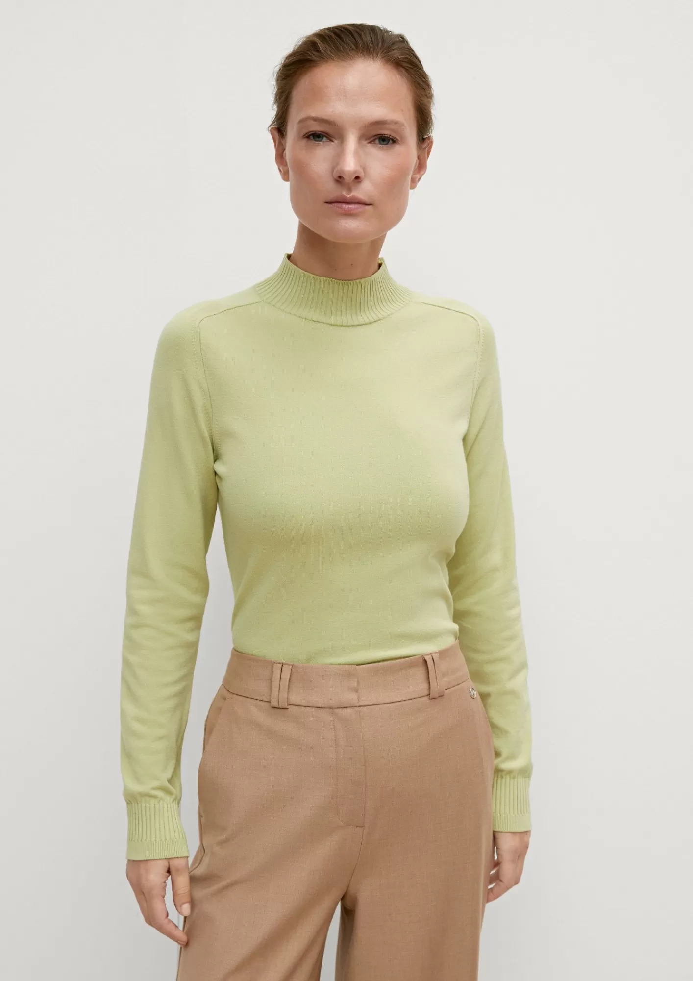 Store Comma Strickpullover Mit Stehkragen