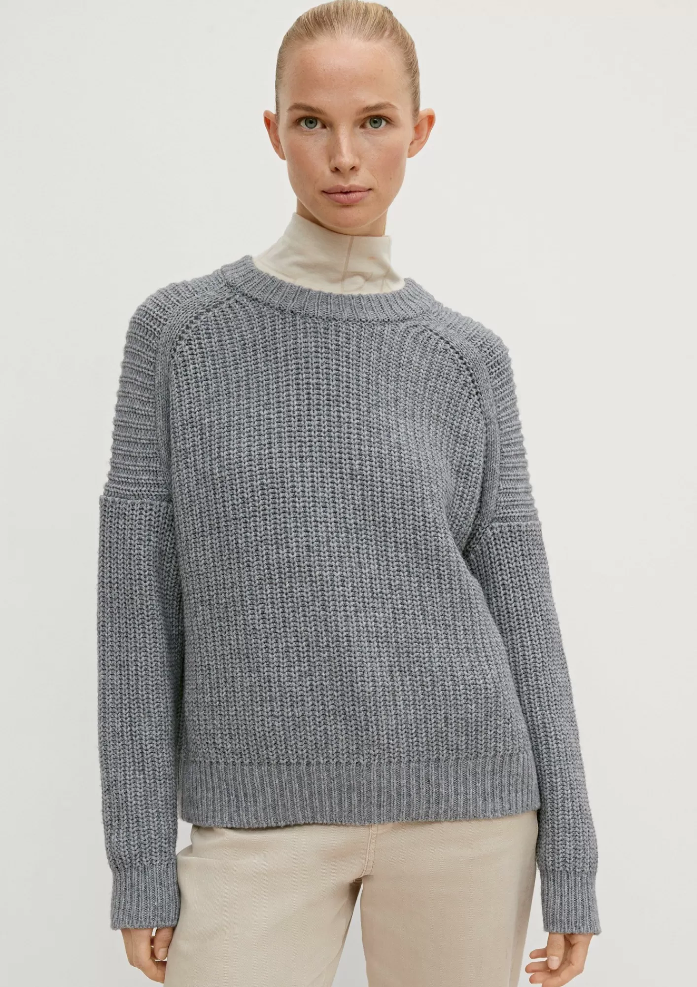 Shop Comma Strickpullover Mit Uberschnittener Schulter