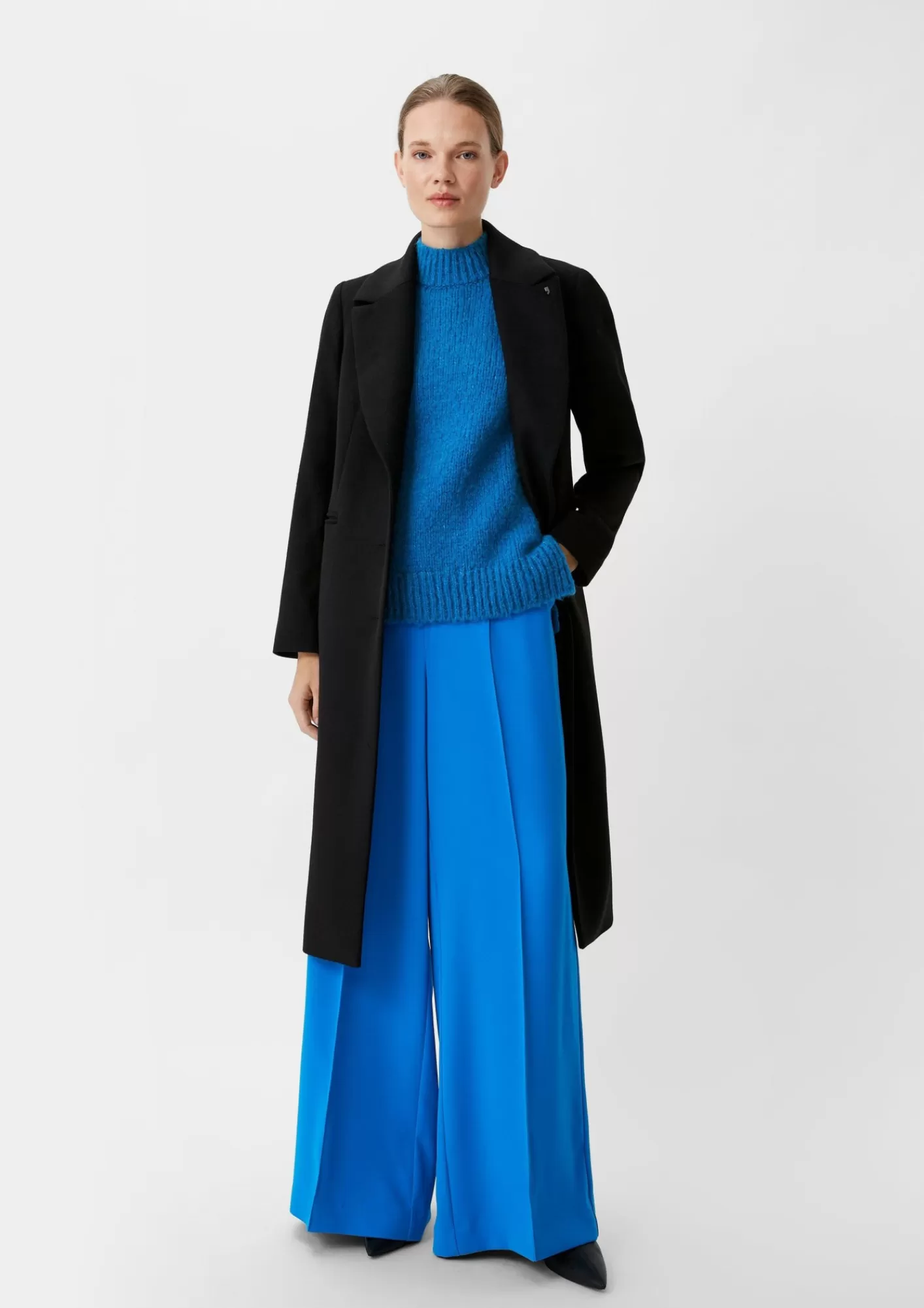 Shop Comma Strickpullunder Aus Alpakamix