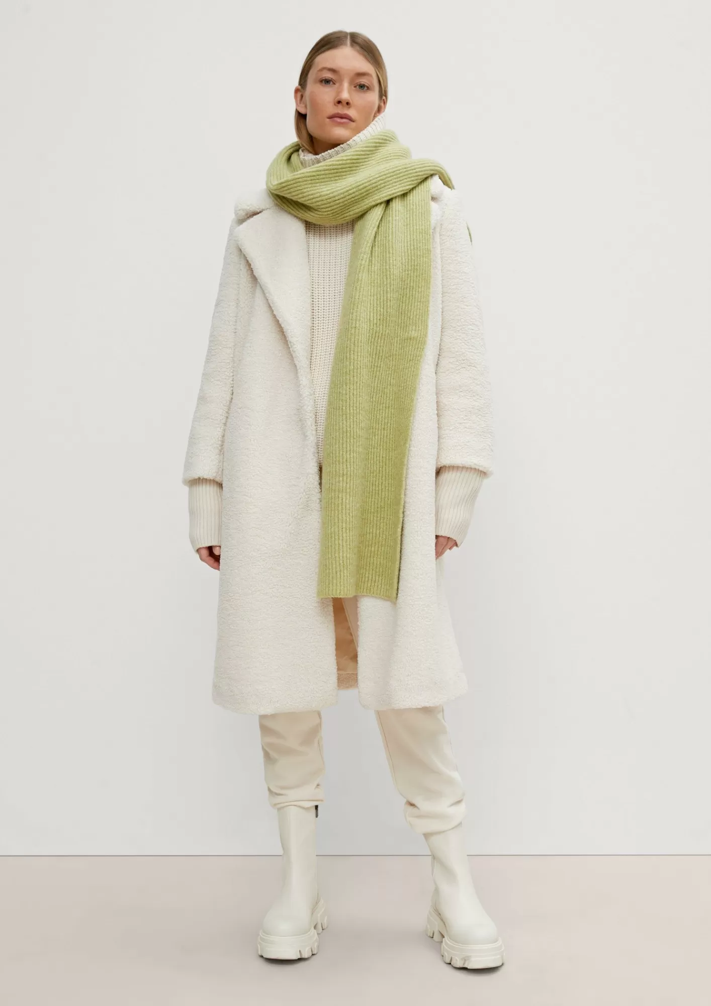 Sale Comma Strickschal Aus Wollmix
