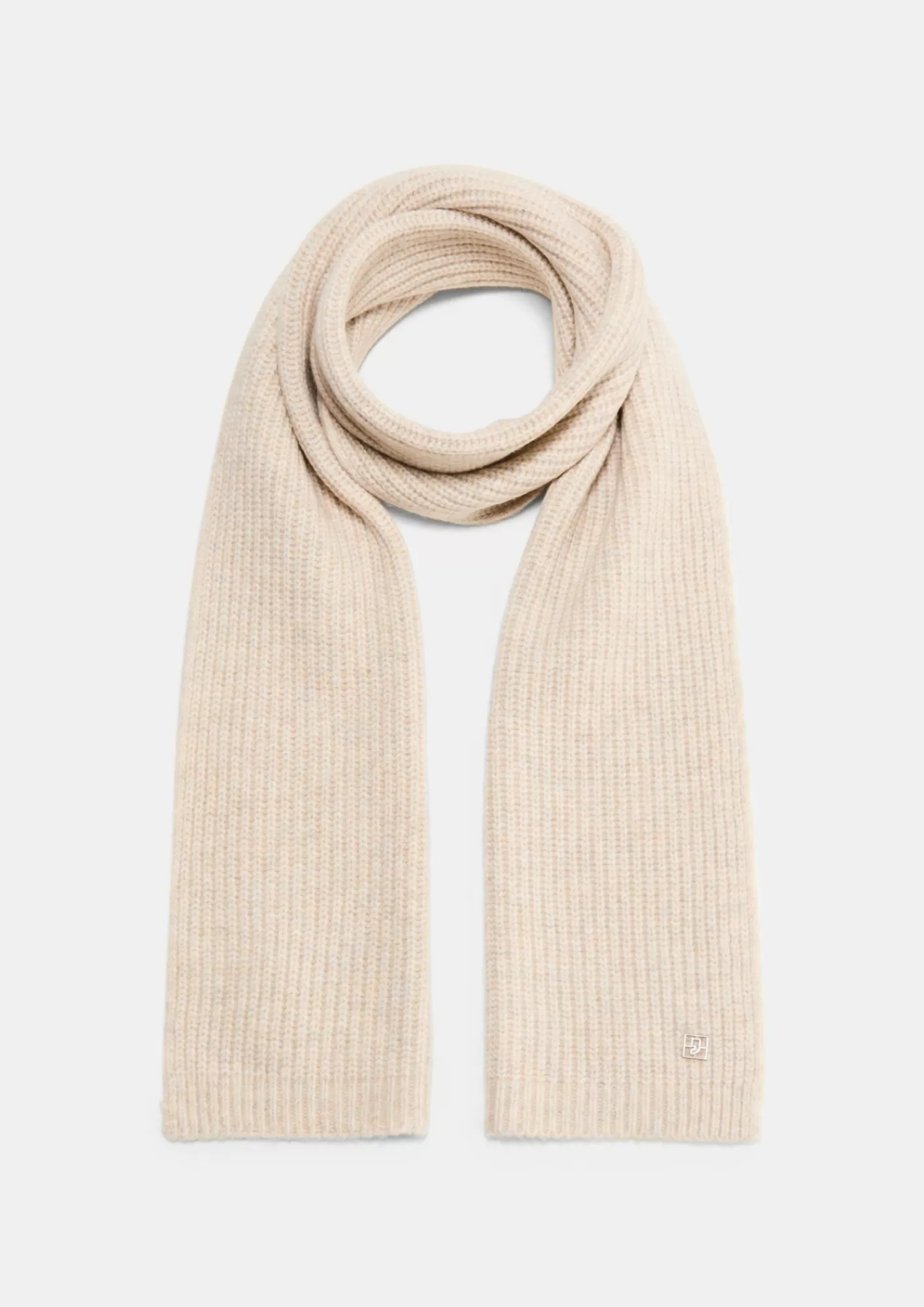 Flash Sale Comma Strickschal Mit Rippstruktur