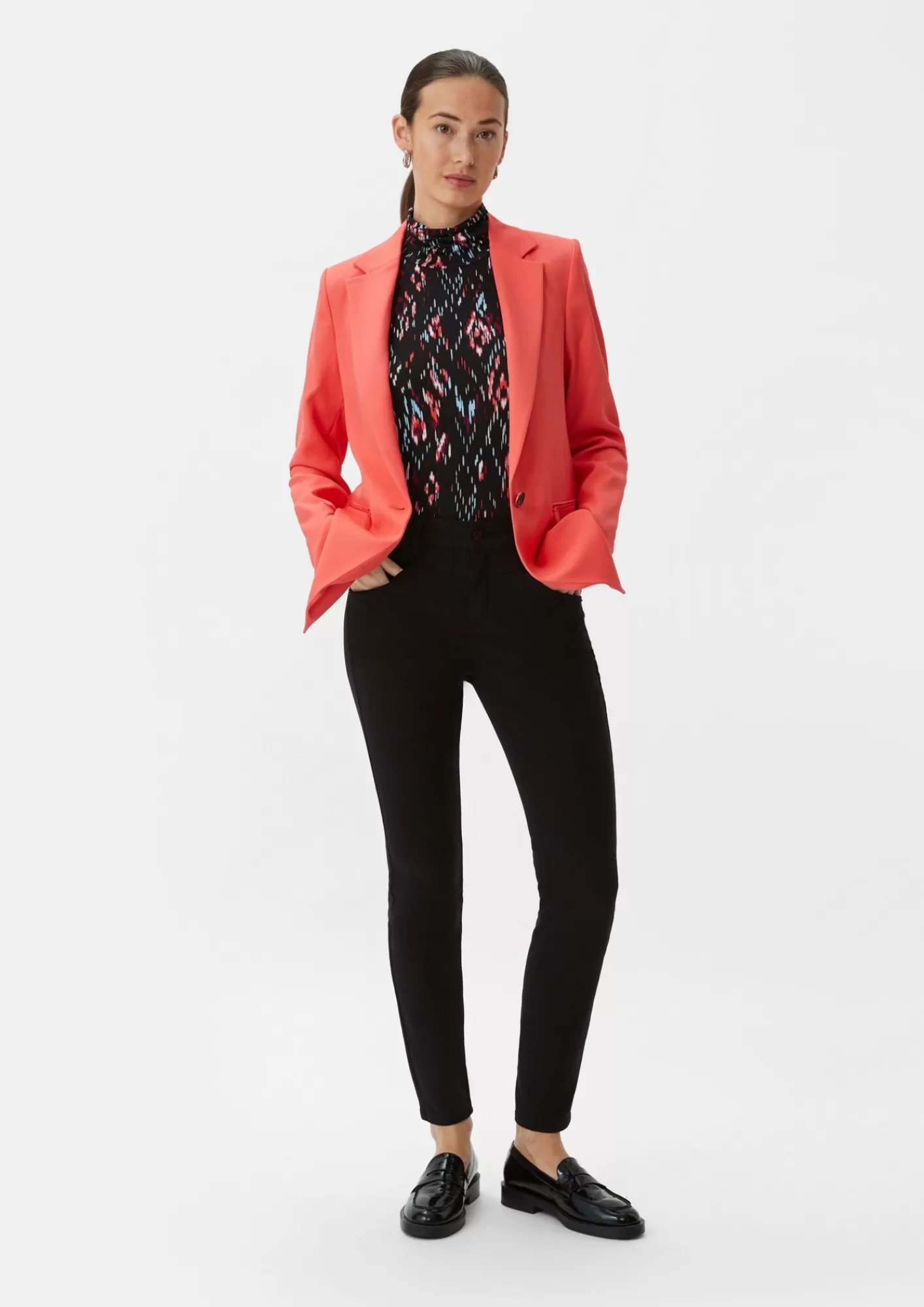 Store Comma Super Skinny: Coloured Denim Aus Lyocellmix