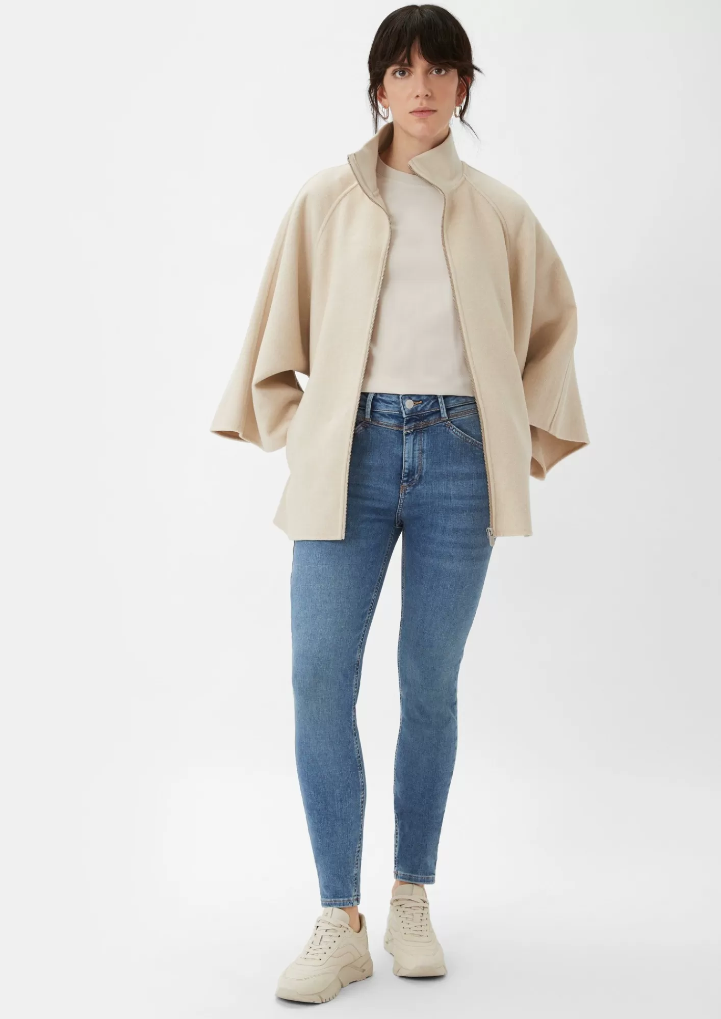 Store Comma Superskinny-Jeans Mit Verkurztem Bein