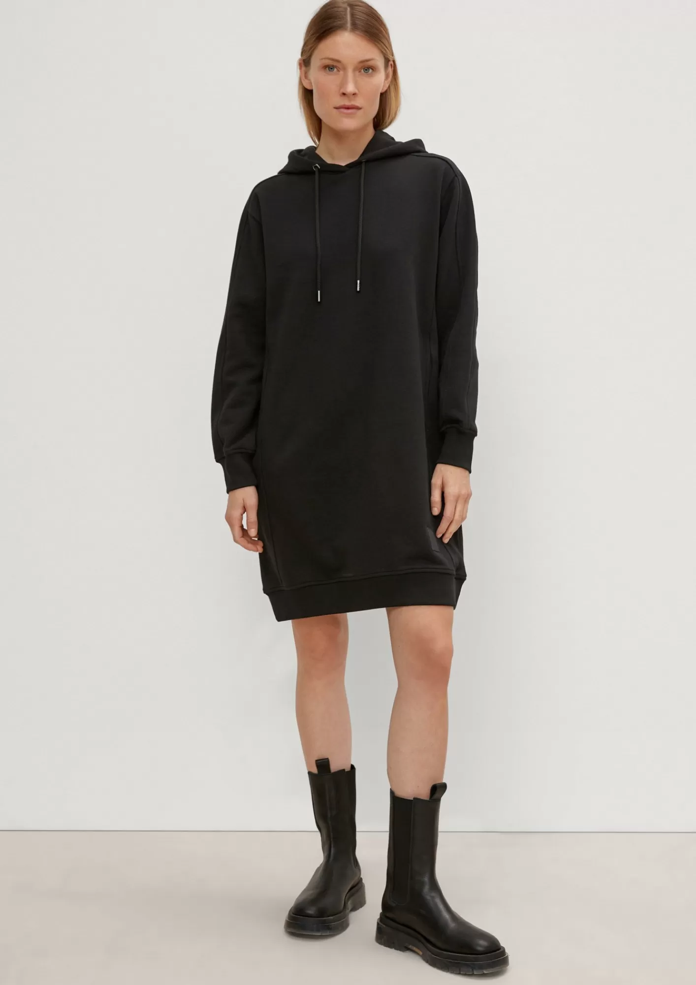 Best Comma Sweatkleid Aus Baumwollmix