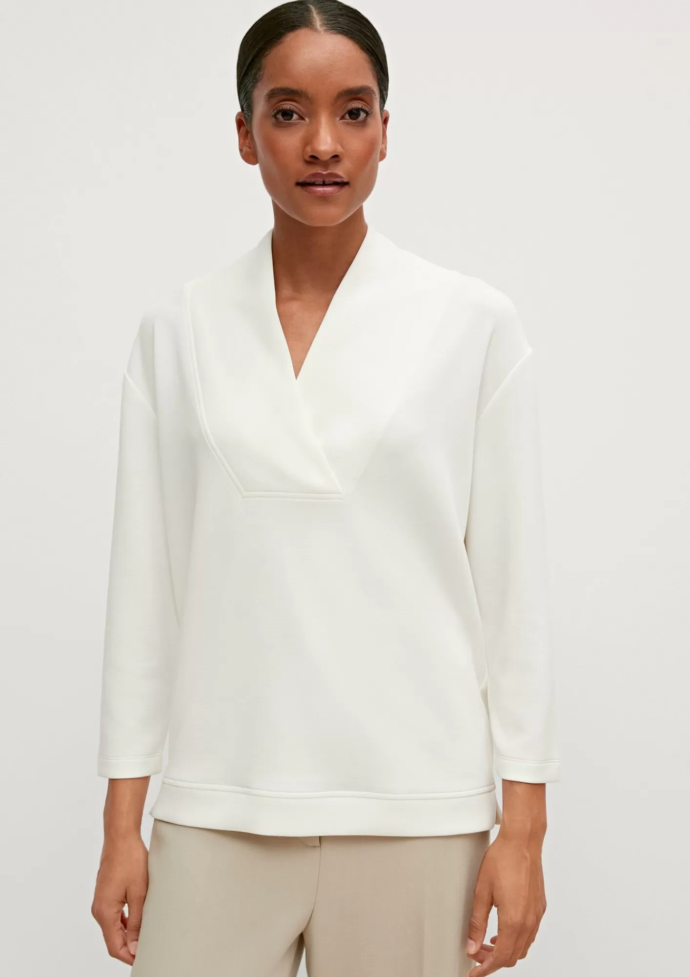 Sale Comma Sweatshirt Aus Modalmix
