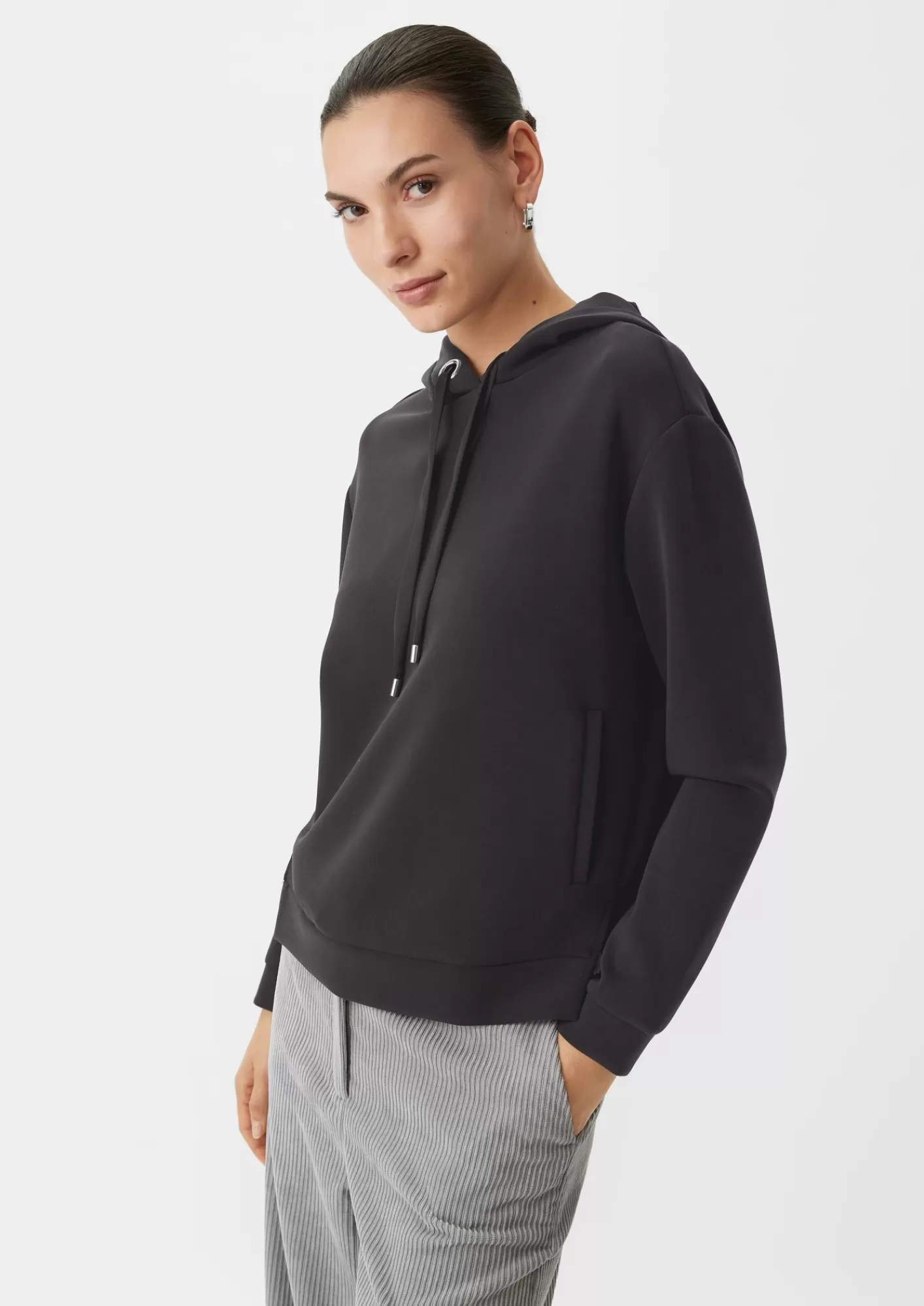 Clearance Comma Sweatshirt Aus Modalmix