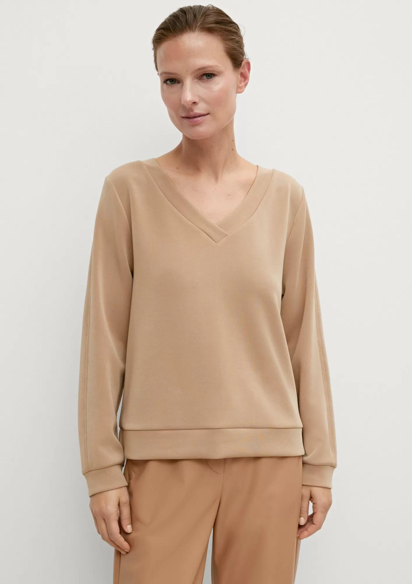 Cheap Comma Sweatshirt Aus Modalmix