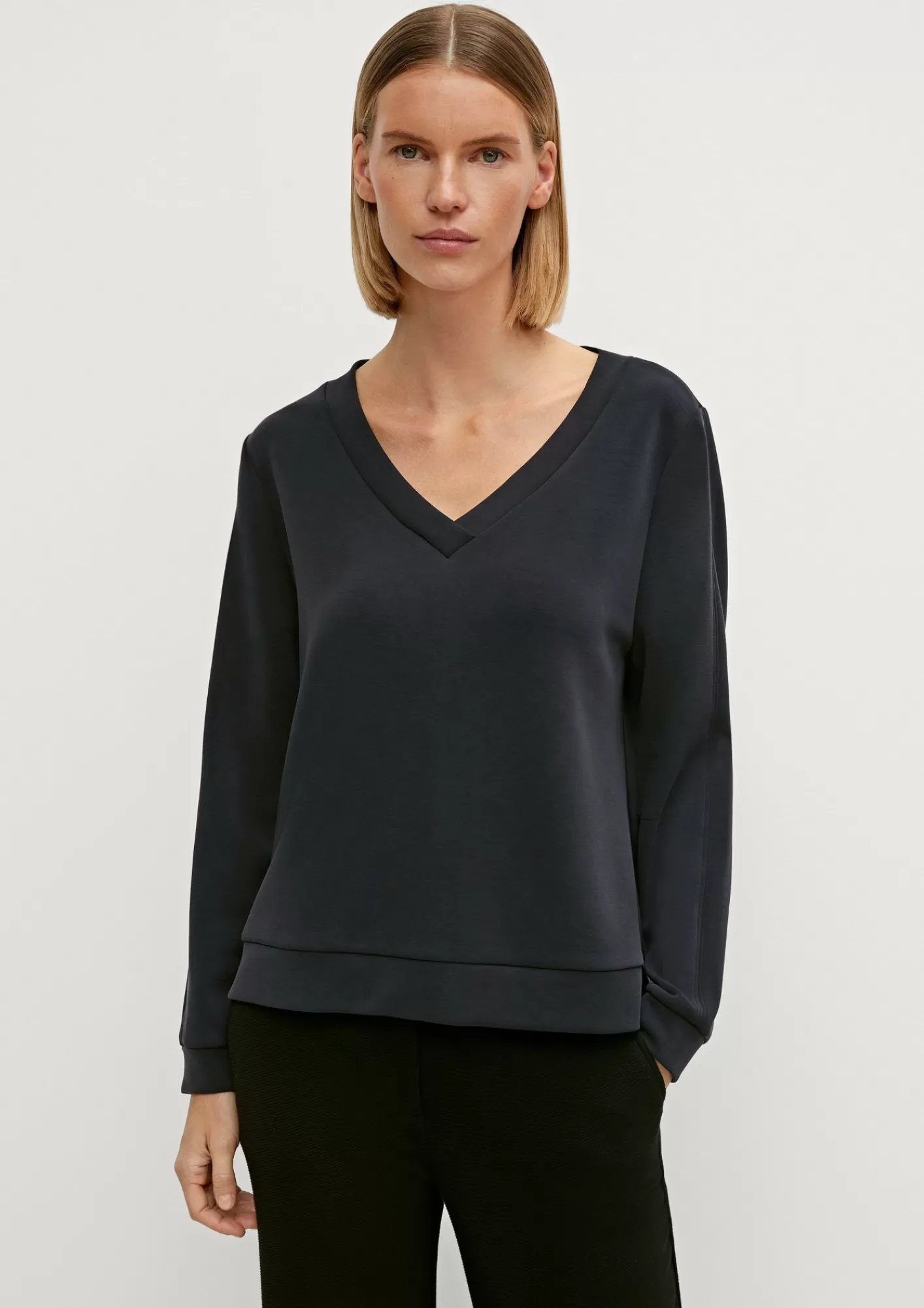 Hot Comma Sweatshirt Aus Modalmix