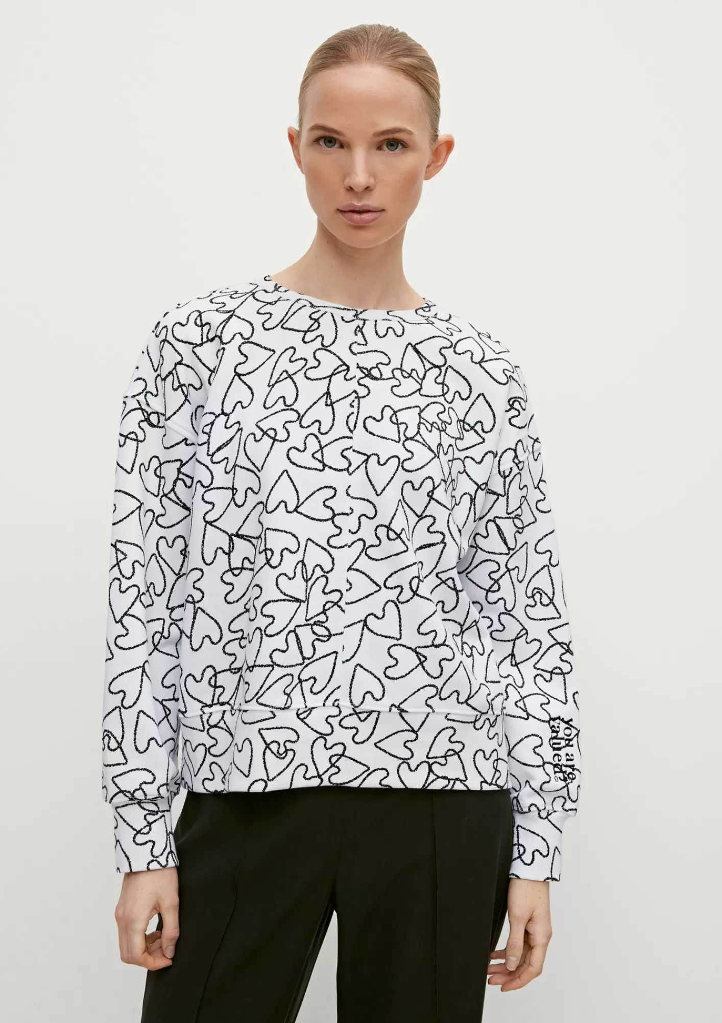 Cheap Comma Sweatshirt Im Relaxed Fit