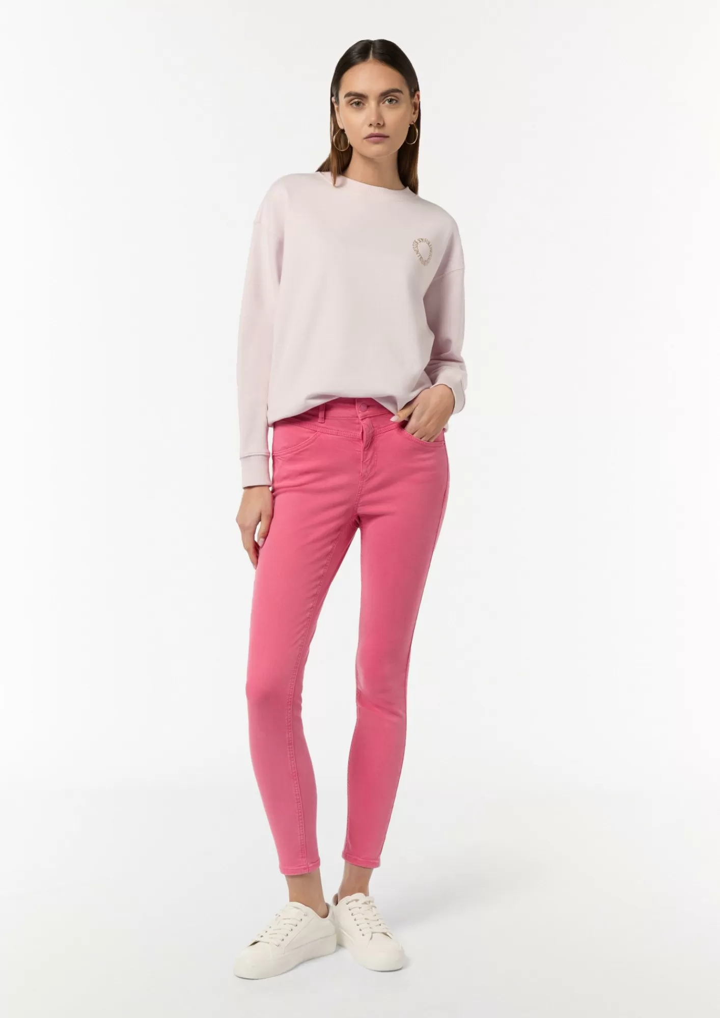 Shop Comma Sweatshirt Mit Ruckenstickerei