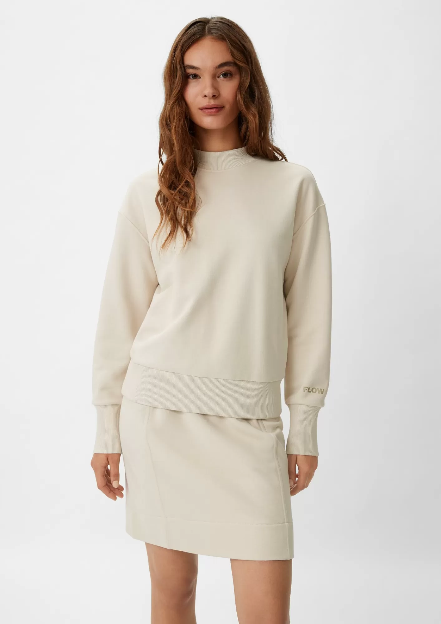 Flash Sale Comma Sweatshirt Mit Statement-Print