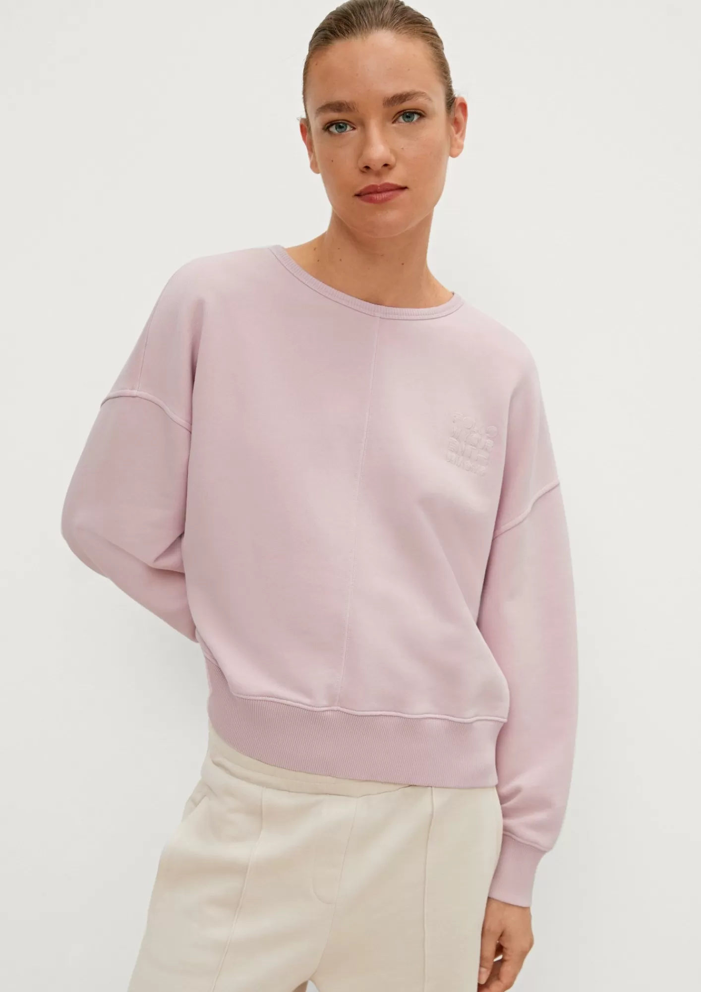 Store Comma Sweatshirt Mit Stickerei