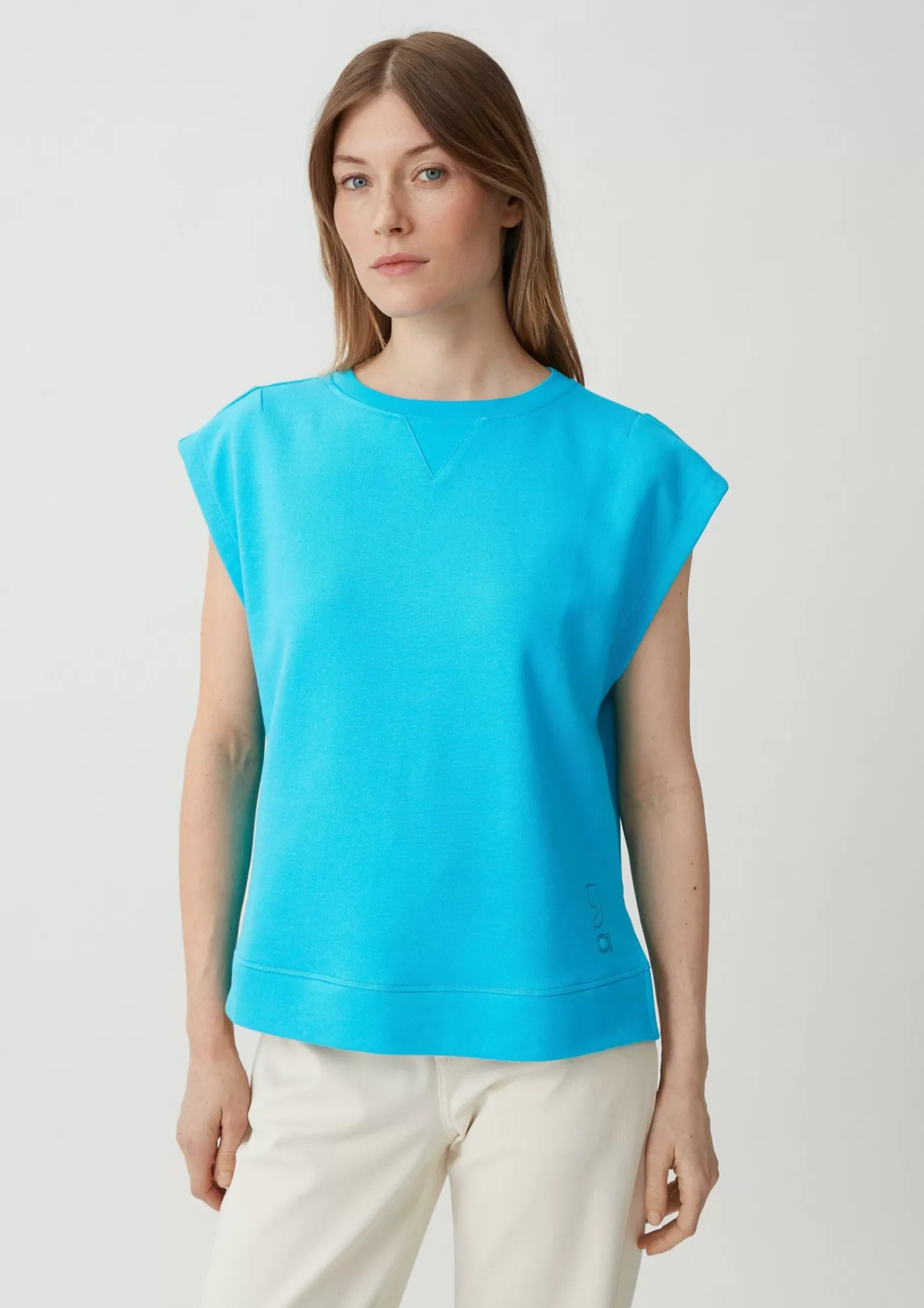 Online Comma Sweatshirt Mit Stickerei