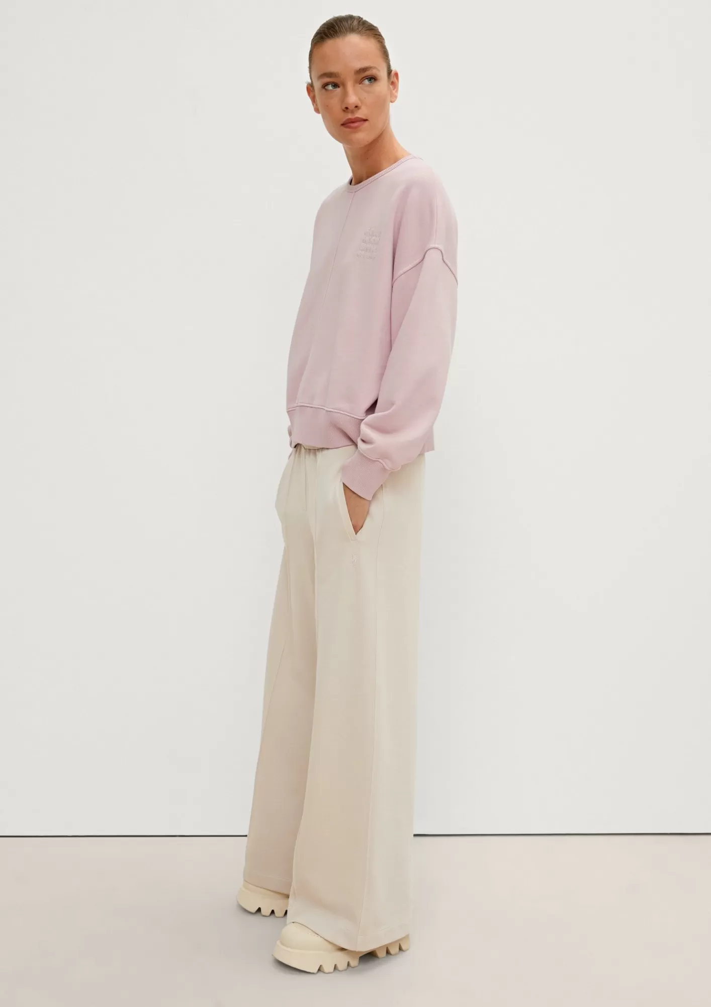Store Comma Sweatshirt Mit Stickerei