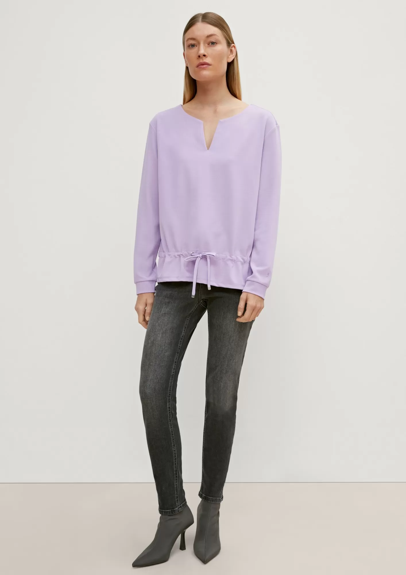 Clearance Comma Sweatshirt Mit Tunnelzug