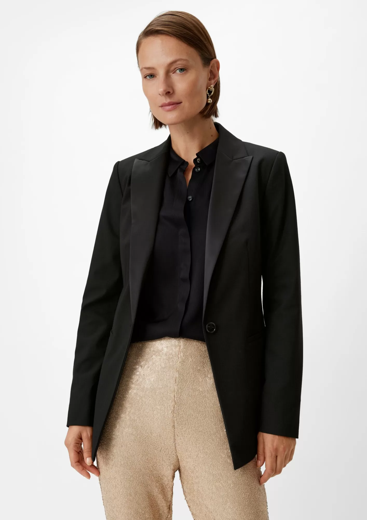 Outlet Comma Taillierter Blazer