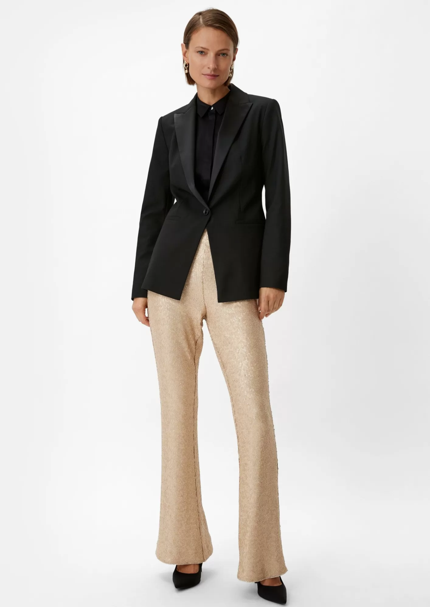 Outlet Comma Taillierter Blazer