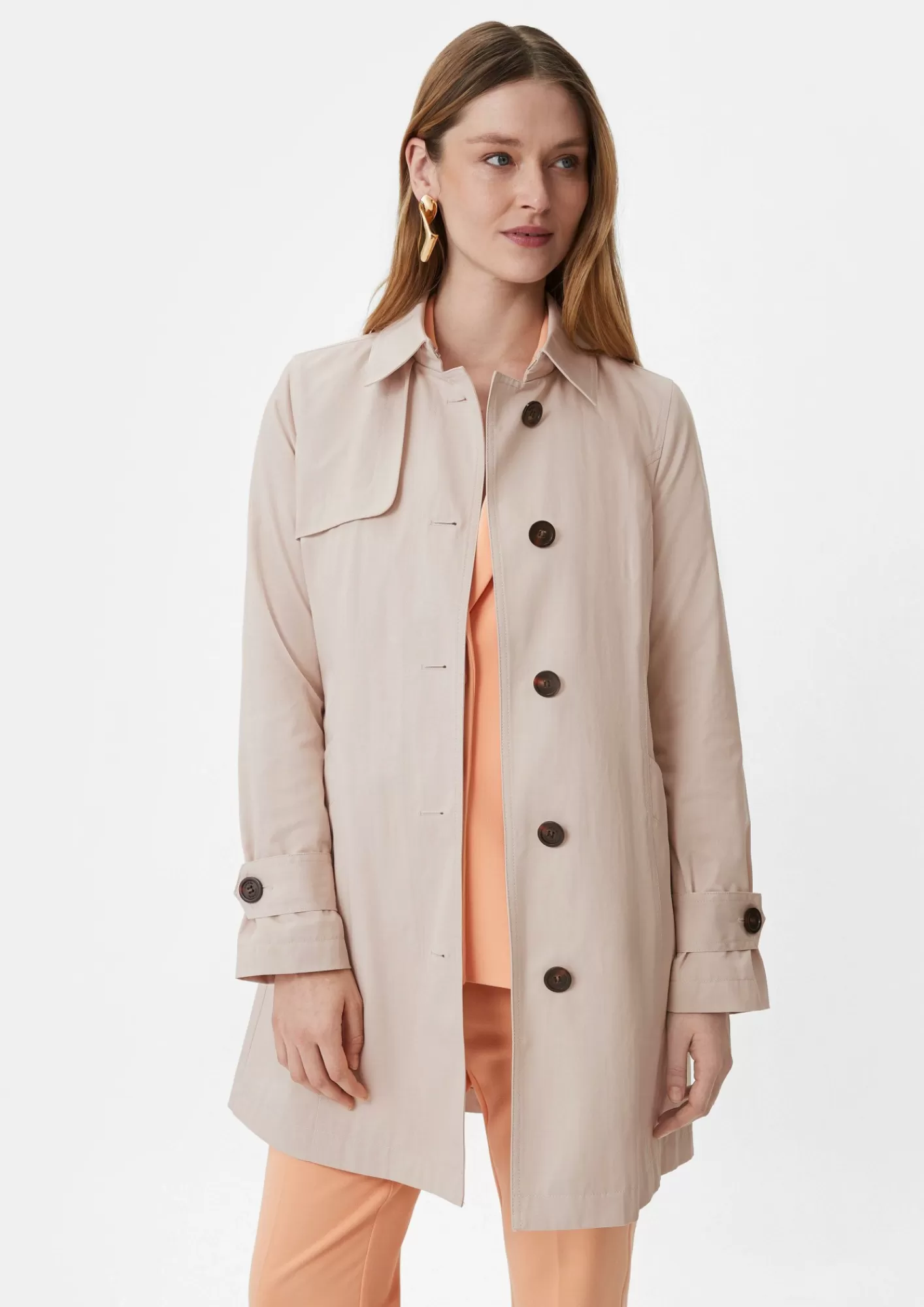 Best Sale Comma Taillierter Trenchcoat Mit Bindegurtel