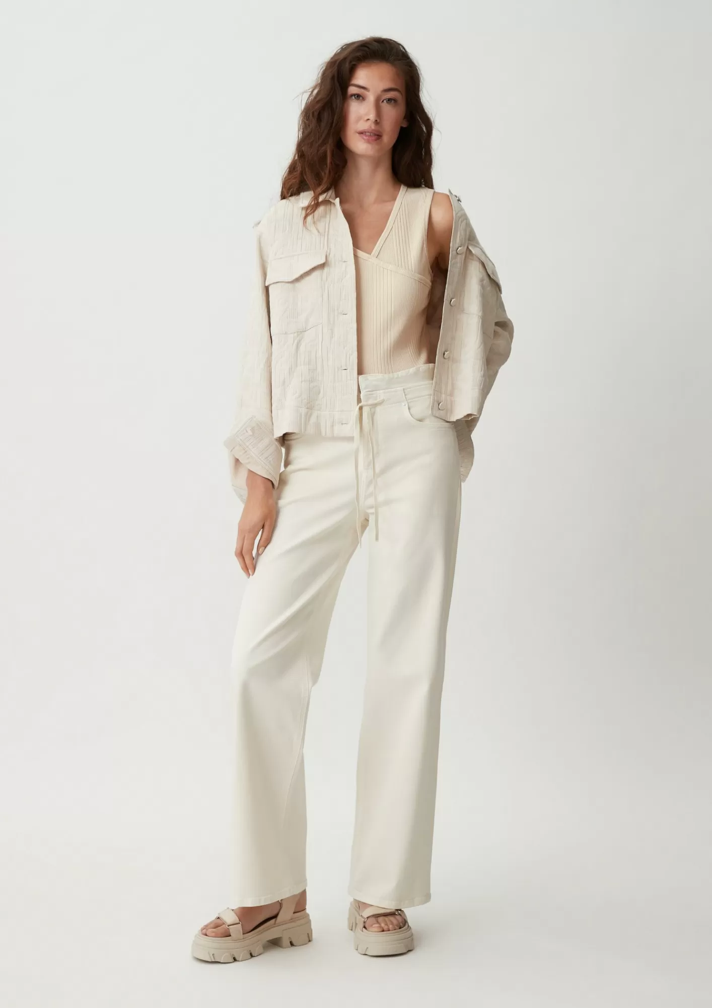 Discount Comma Top Aus Baumwollmix
