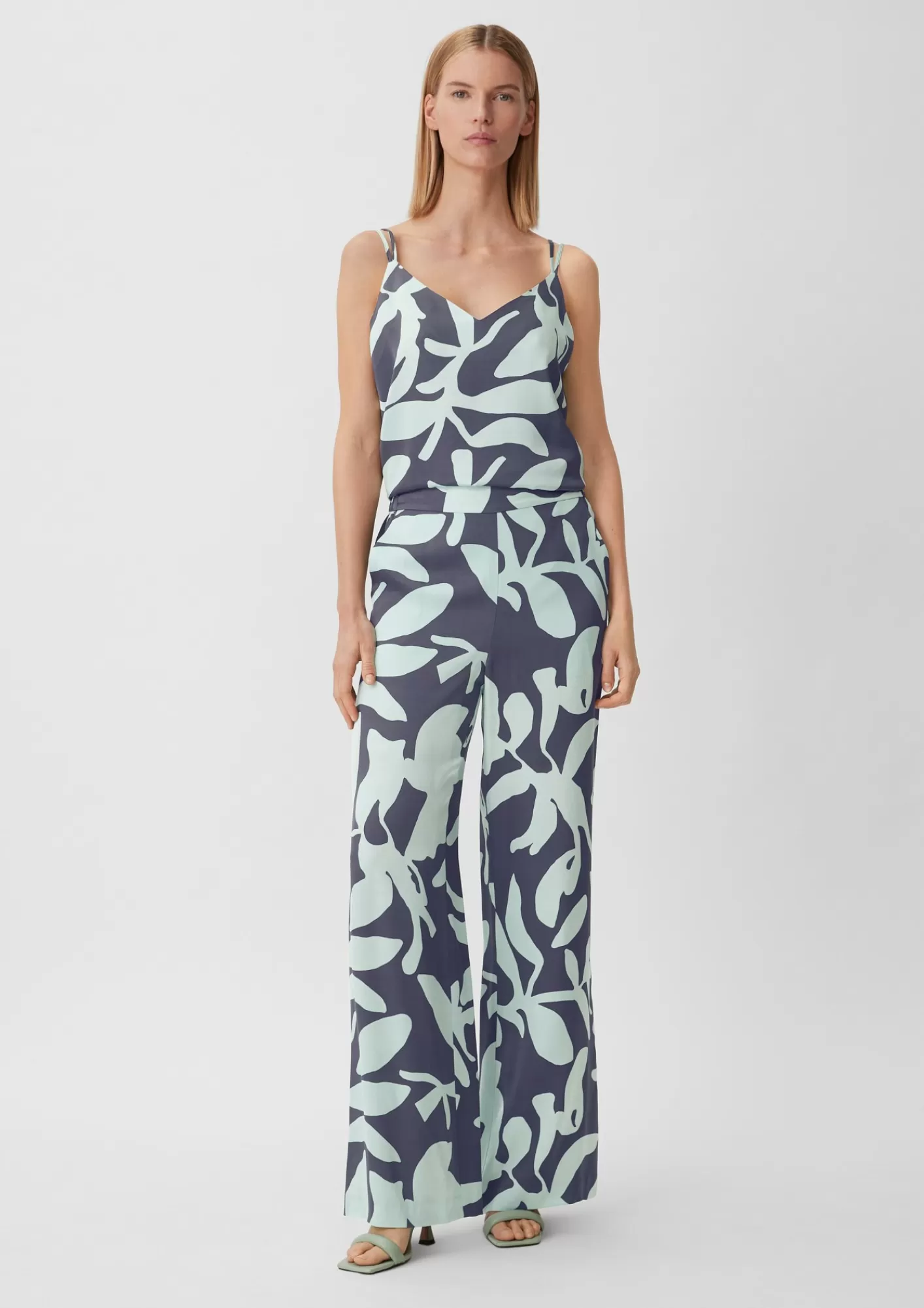 Hot Comma Top Mit Allover-Print