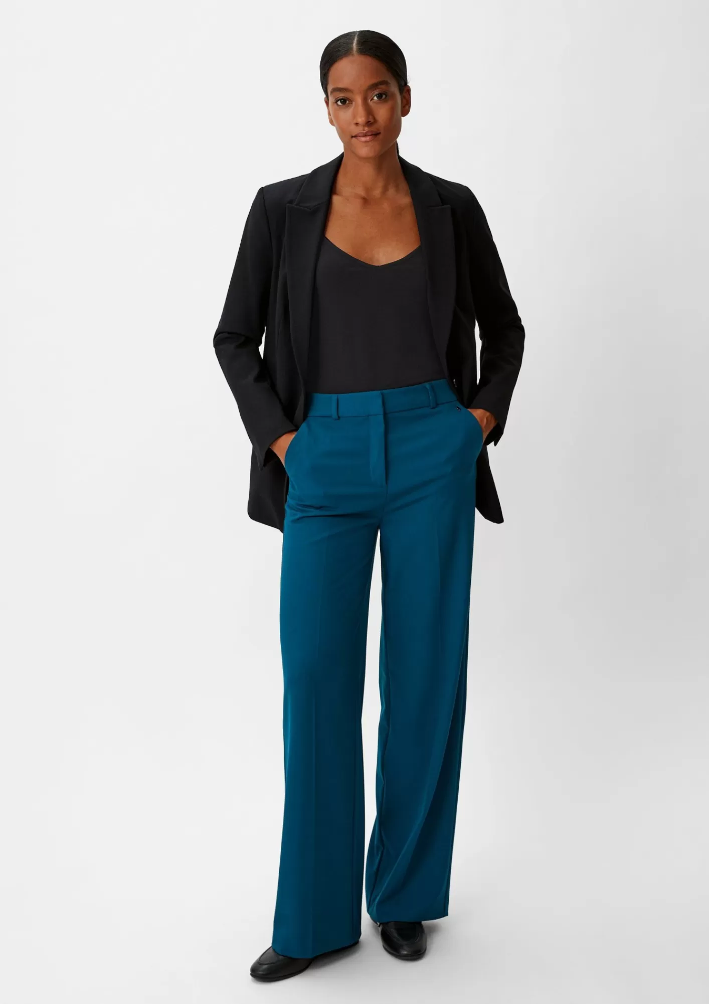 Cheap Comma Top Mit V-Ausschnitt