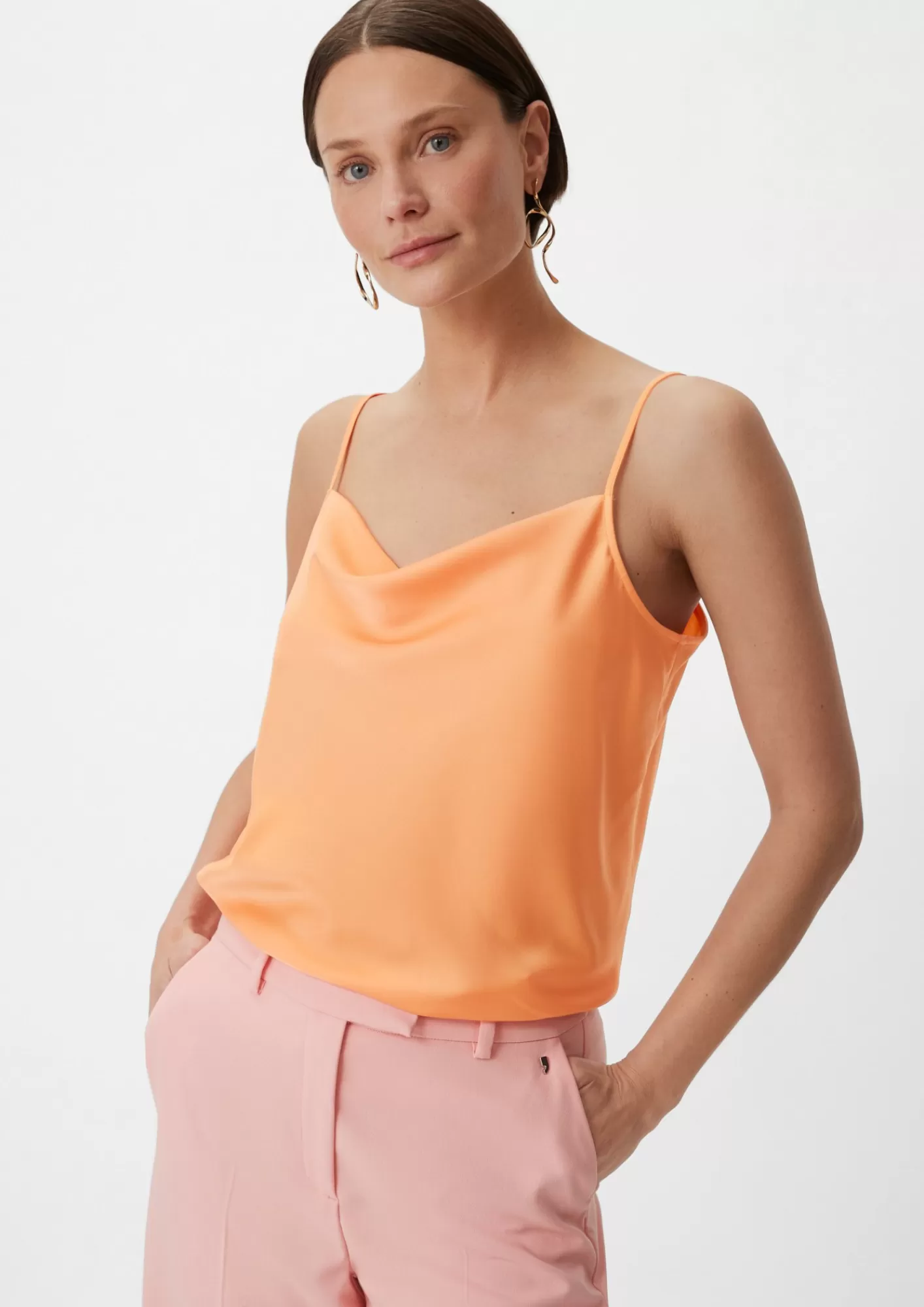 Fashion Comma Tragertop Aus Satin