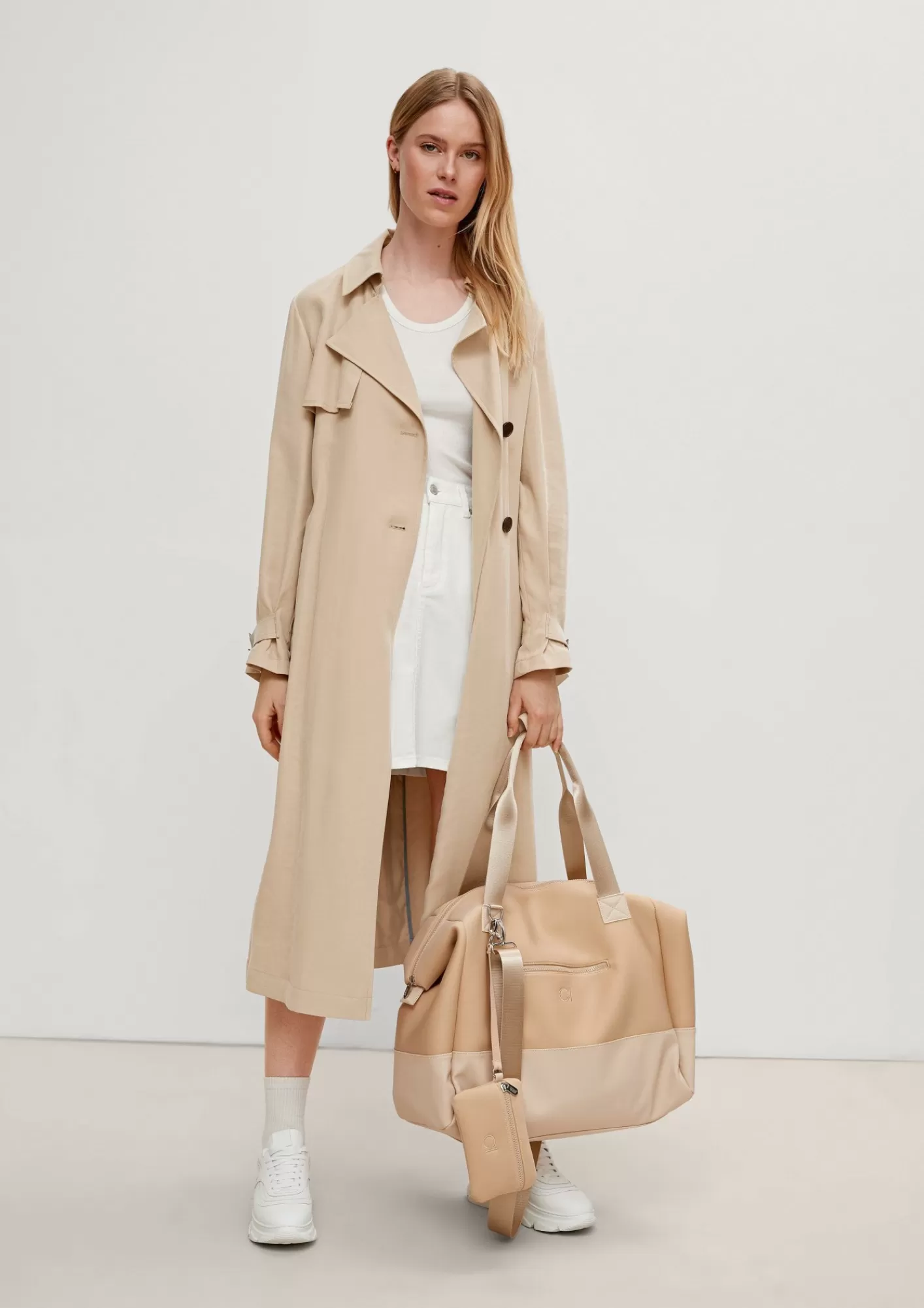 Cheap Comma Trenchcoat Aus Viskosemix
