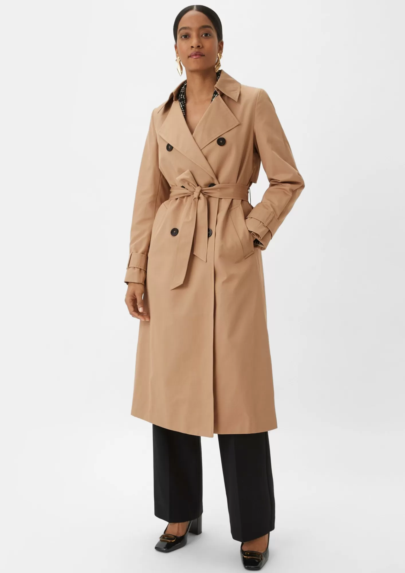 Flash Sale Comma Trenchcoat Mit Bindegurtel