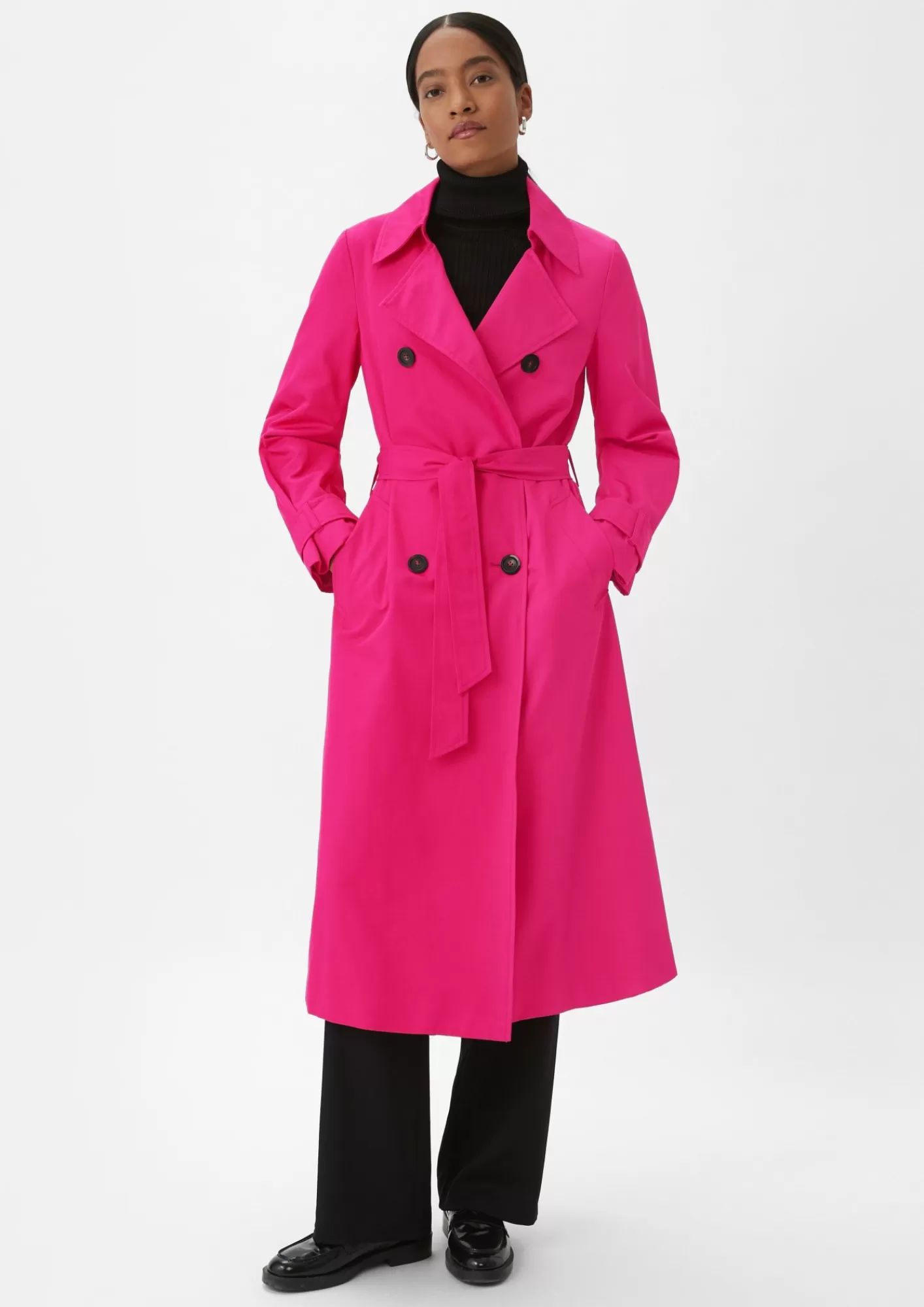 Cheap Comma Trenchcoat Mit Bindegurtel