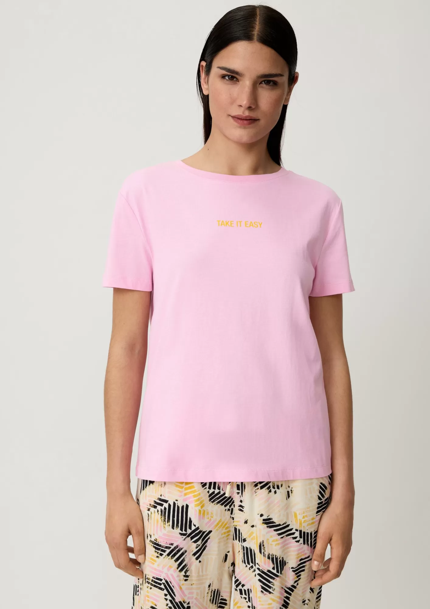 Cheap Comma T-Shirt Aus Reiner Baumwolle