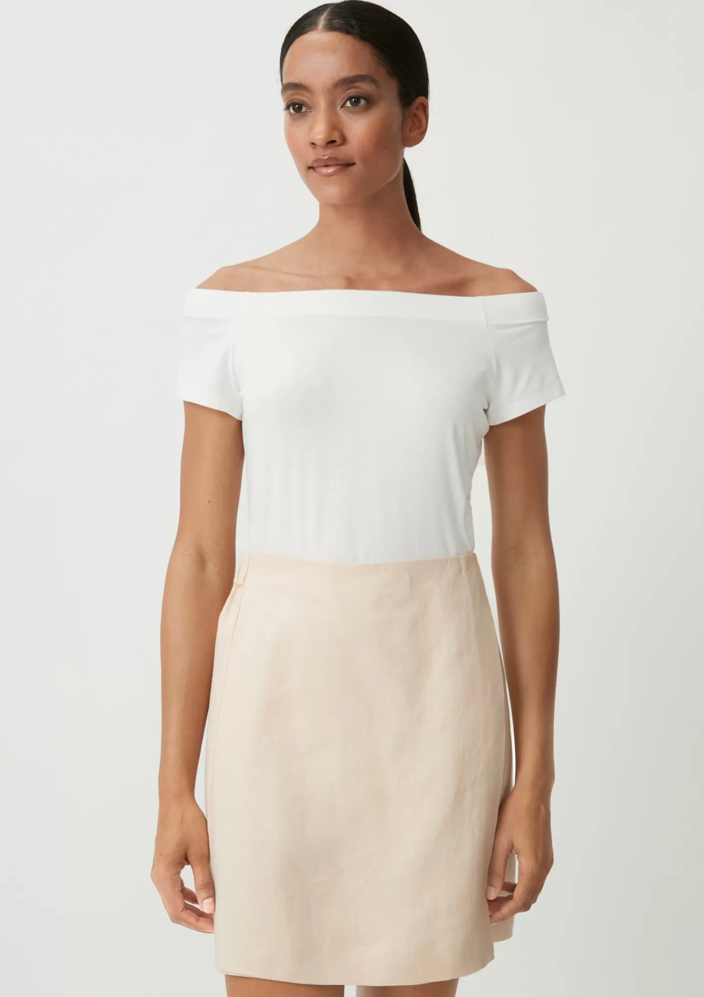 Outlet Comma T-Shirt Im Off Shoulder-Look