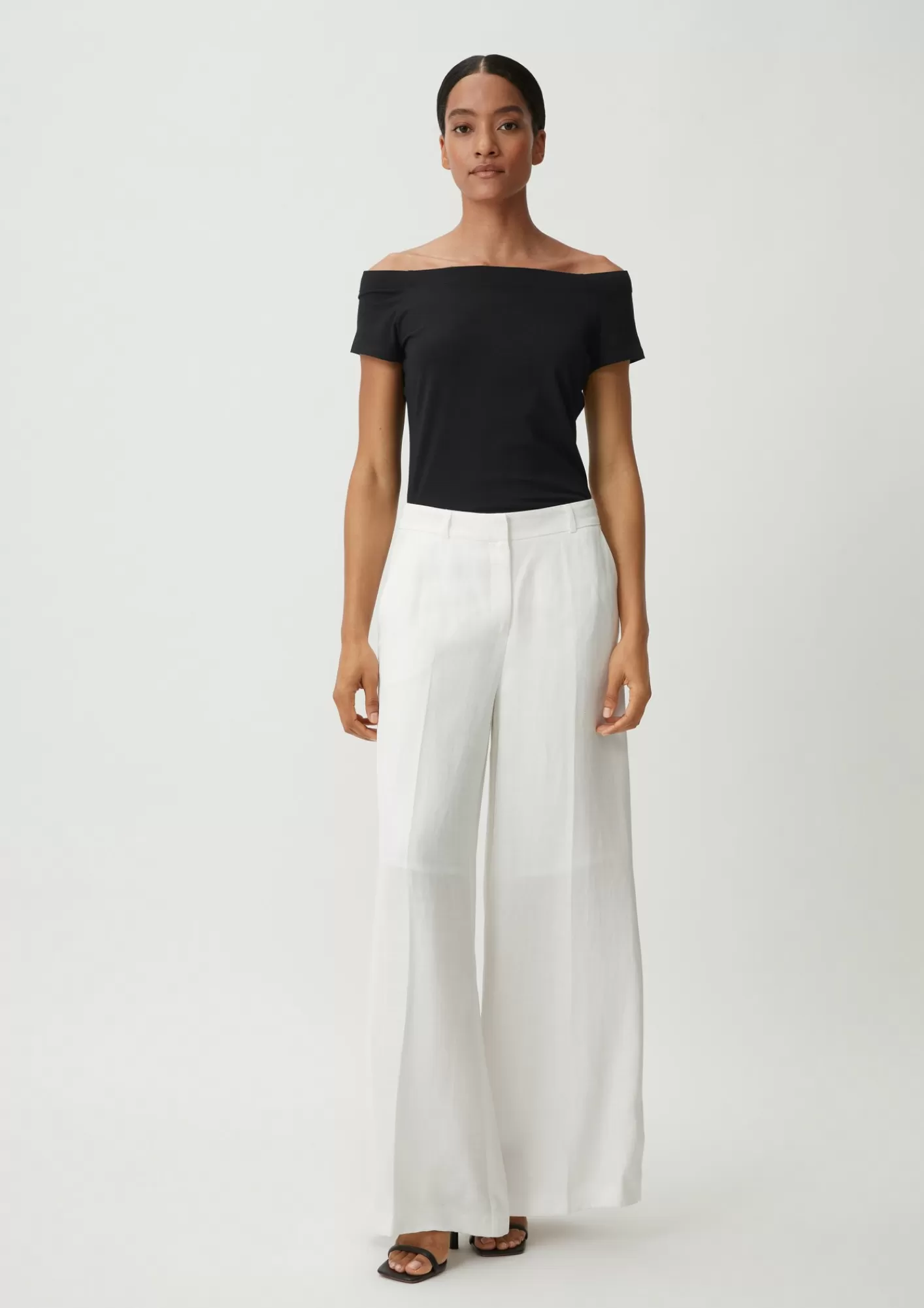 Online Comma T-Shirt Im Off Shoulder-Look