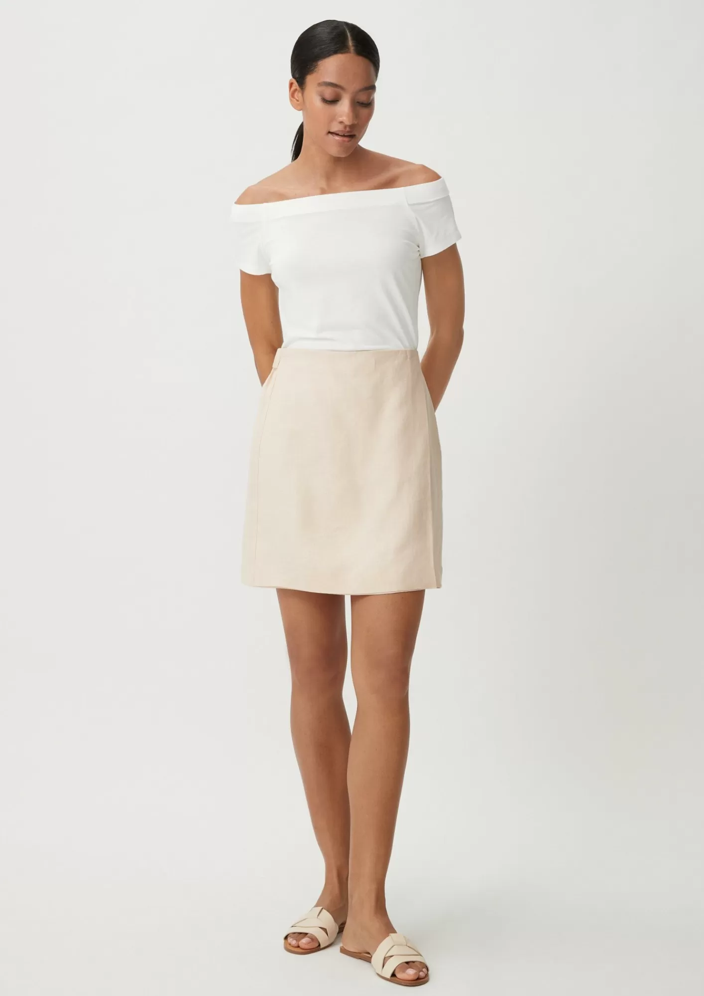 Outlet Comma T-Shirt Im Off Shoulder-Look